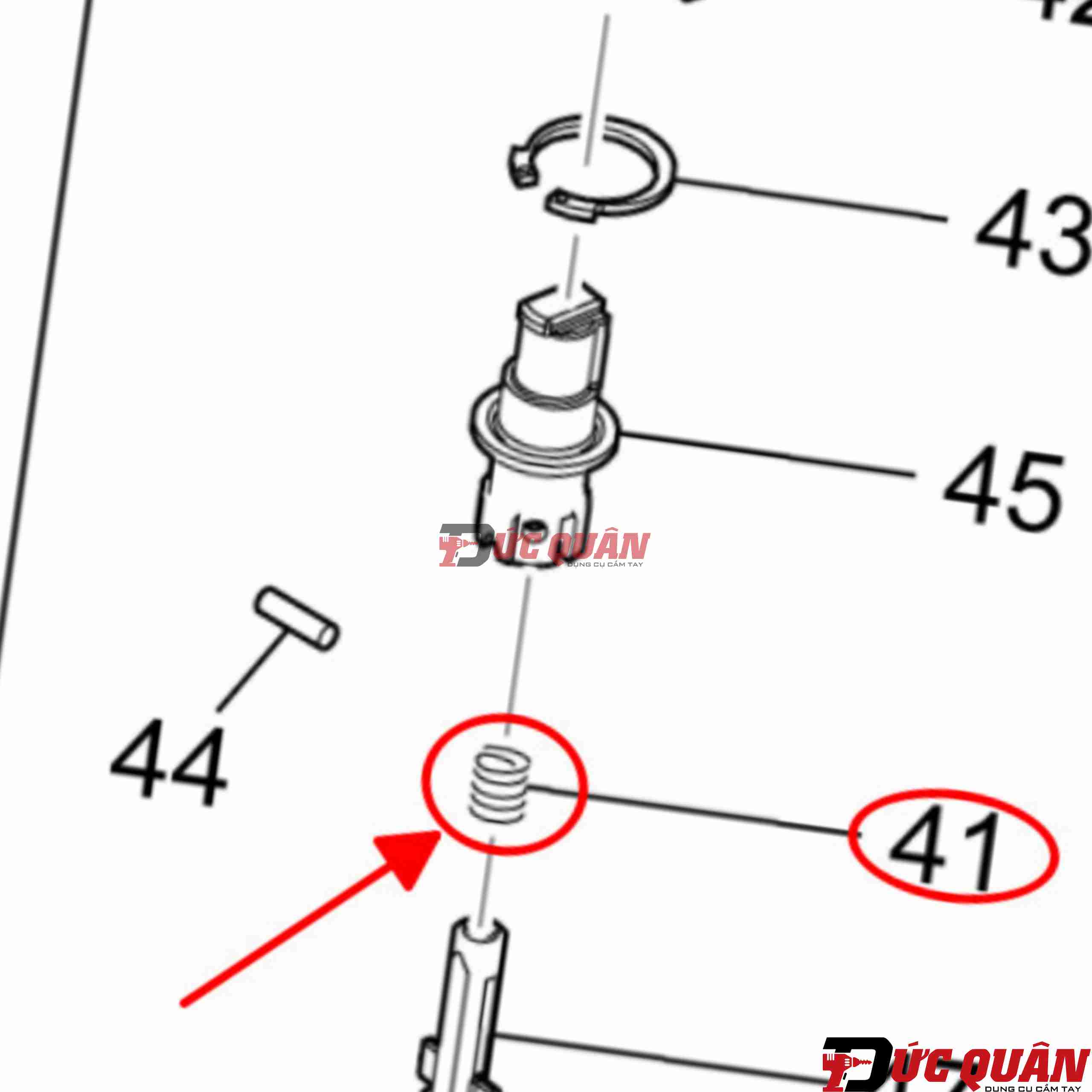 Lò xo dùng cho máy cưa lọng Makita JV0600K/ JV103D