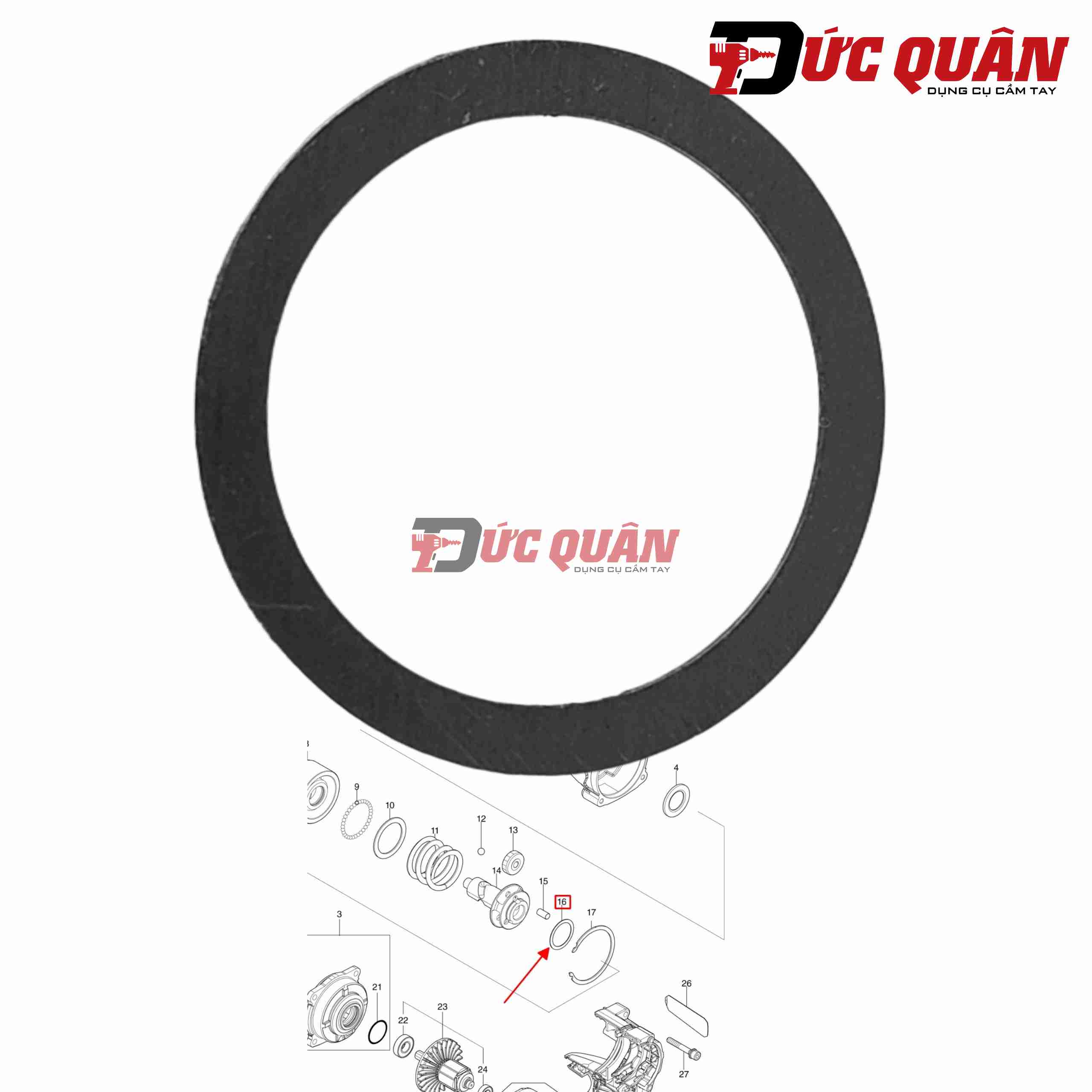 Long đền máy DTW700, DTW1001, DTW1002 Makita 267494-4