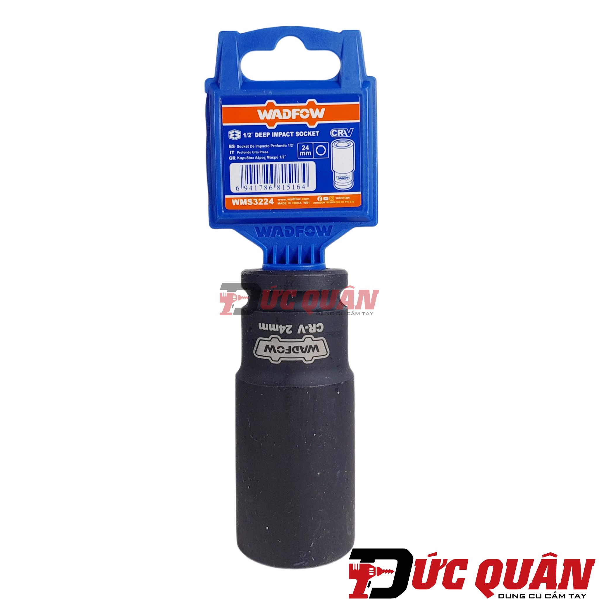 Đầu tuýp 1/2 dài 78mm ( 10mm đến 27mm) WADFOW