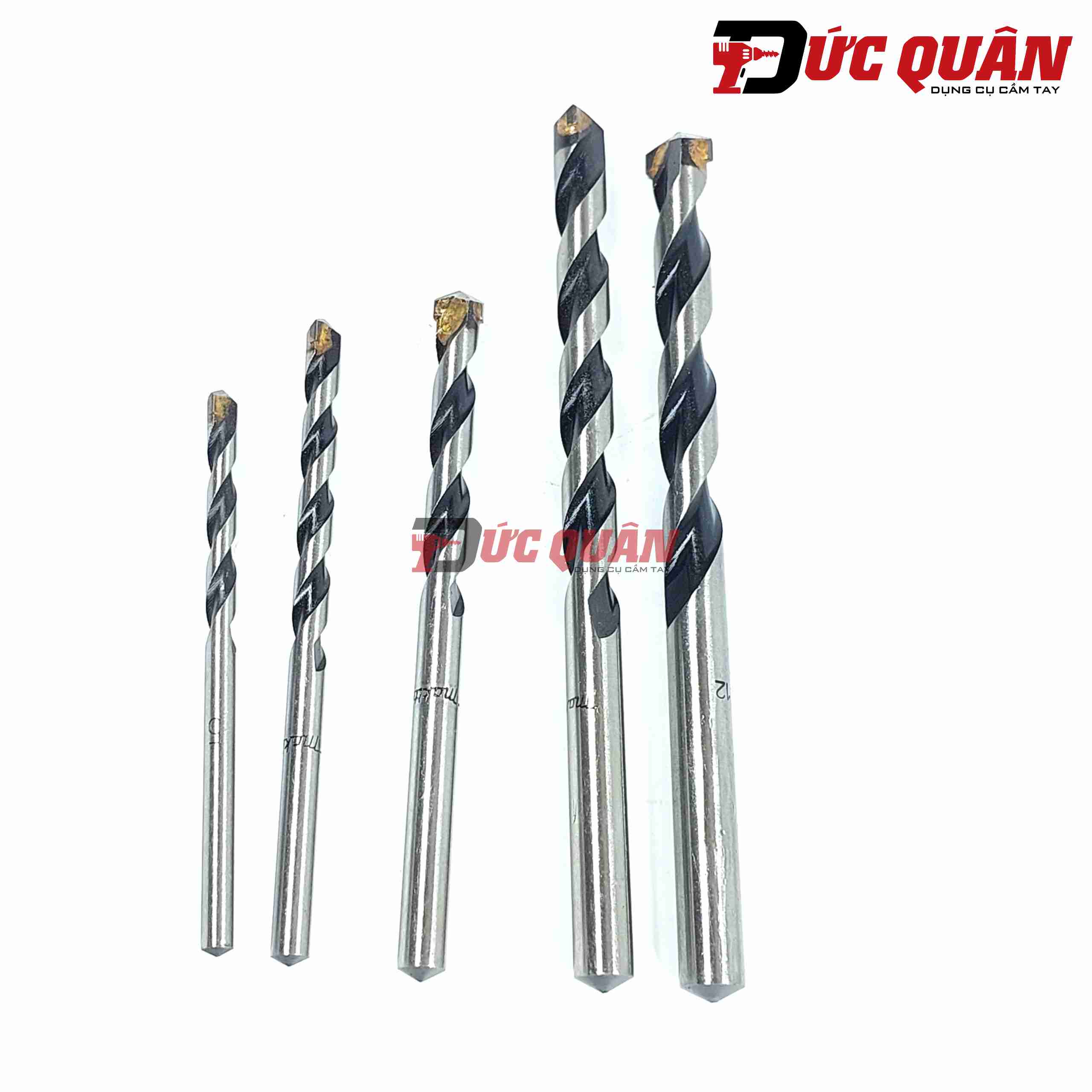 Mũi khoan đa năng, từ ( 5mm - 12mm ), MAKITA, D-30477, ( 5 chi tiết/bộ )