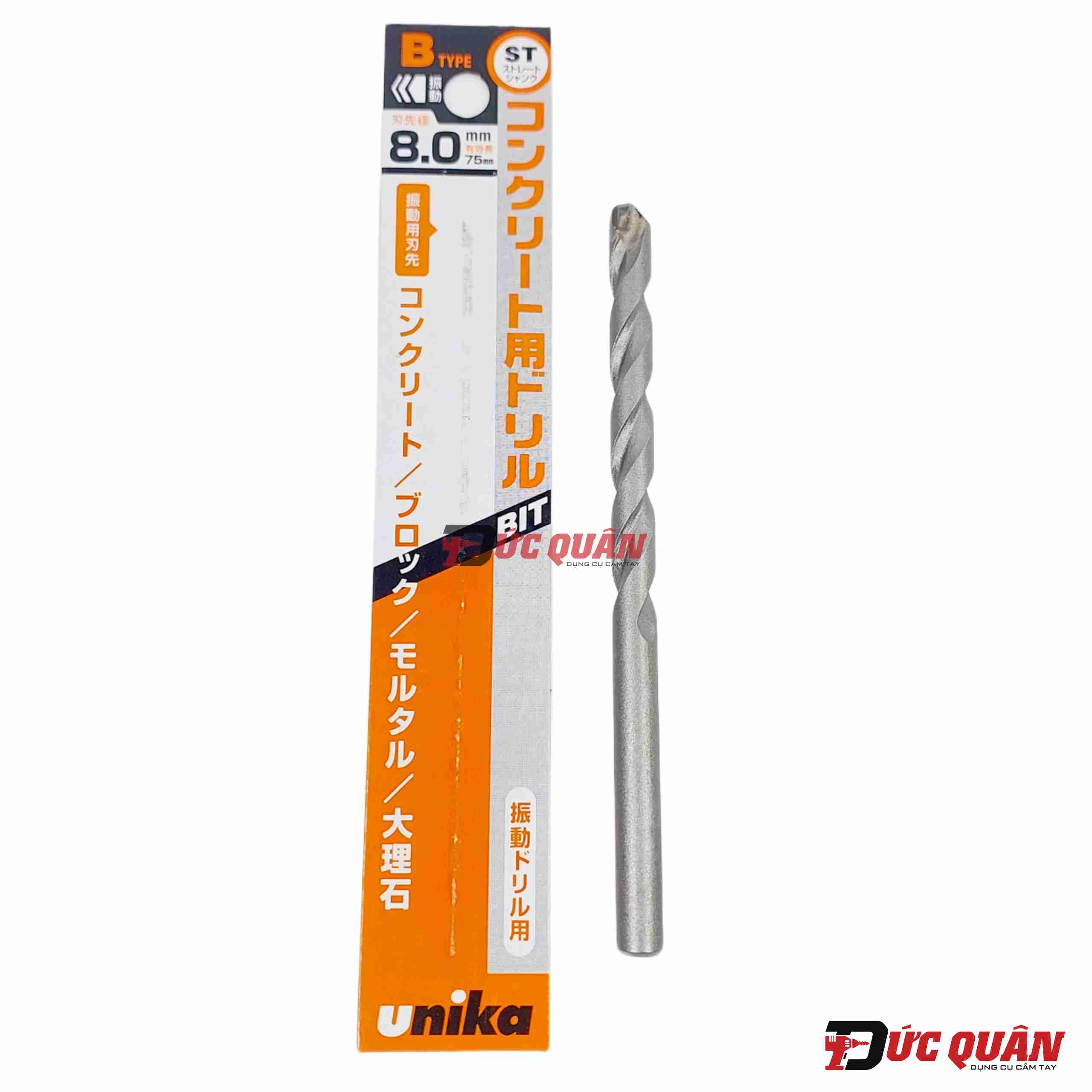 Mũi Khoan bê tông Unika Chân Tròn Mã B