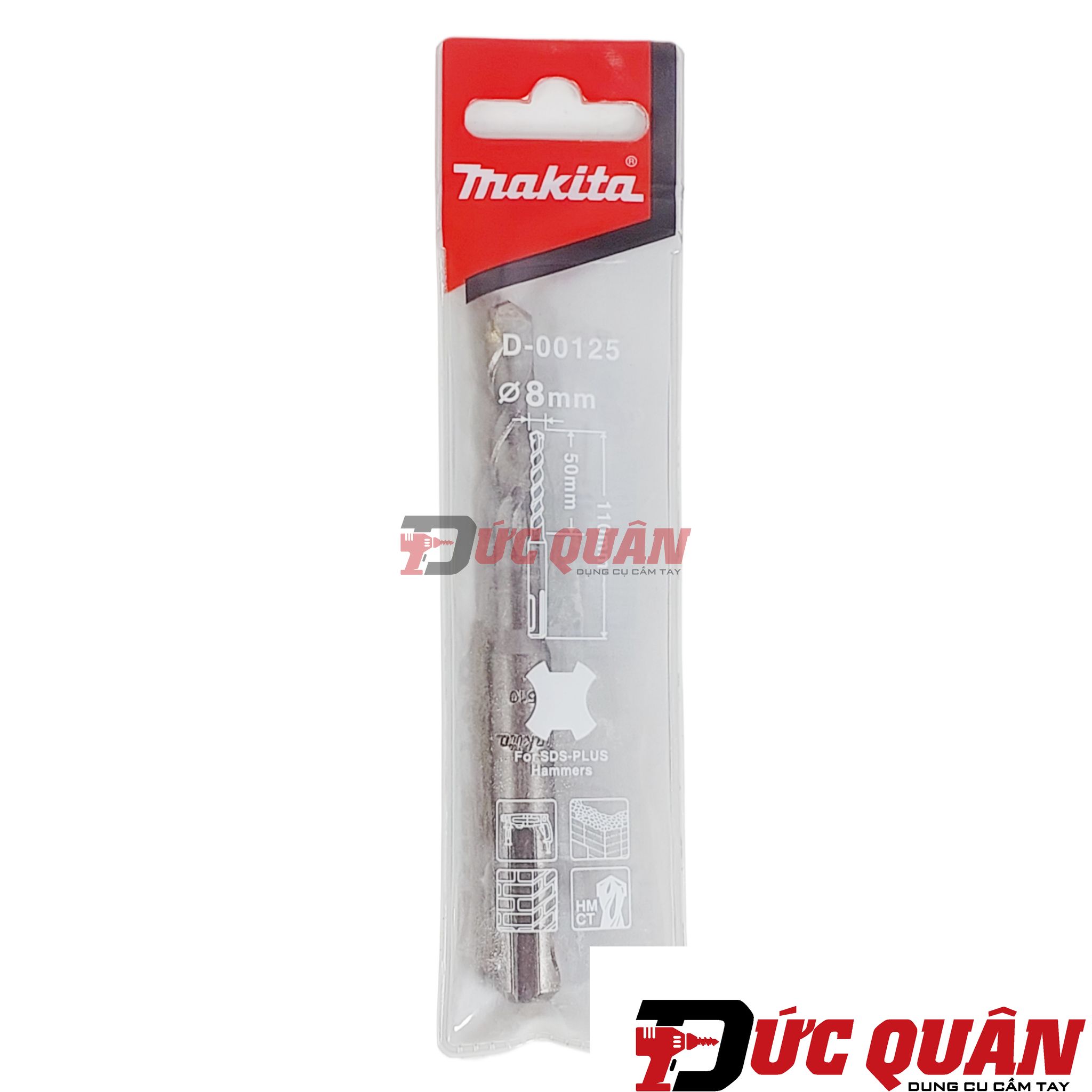 Mũi khoan bên tông Makita  ( 3.5-10mm ) SDS - Plus