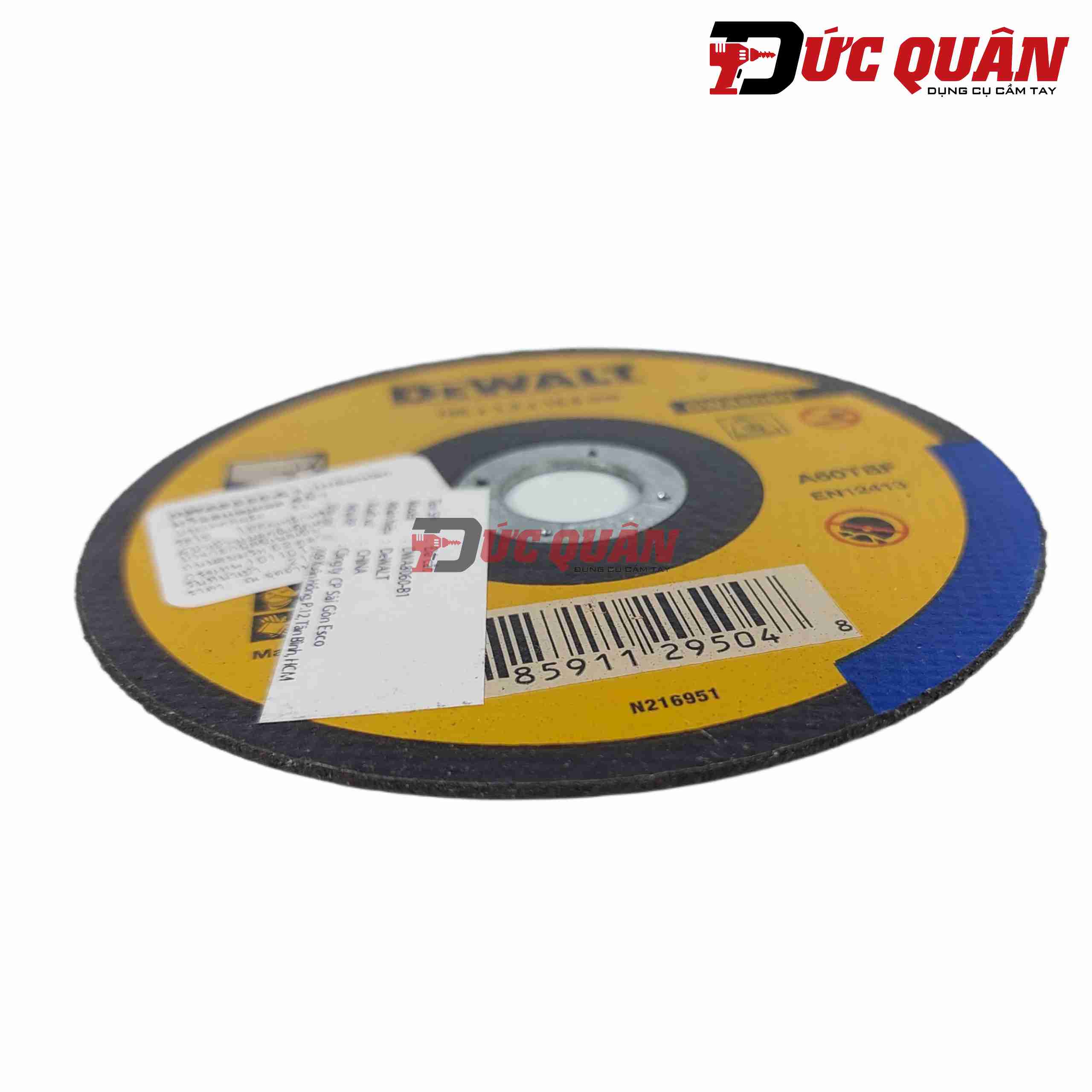 Đá cắt Inox 105x1.2x16mm T1 Dewalt DWA8060