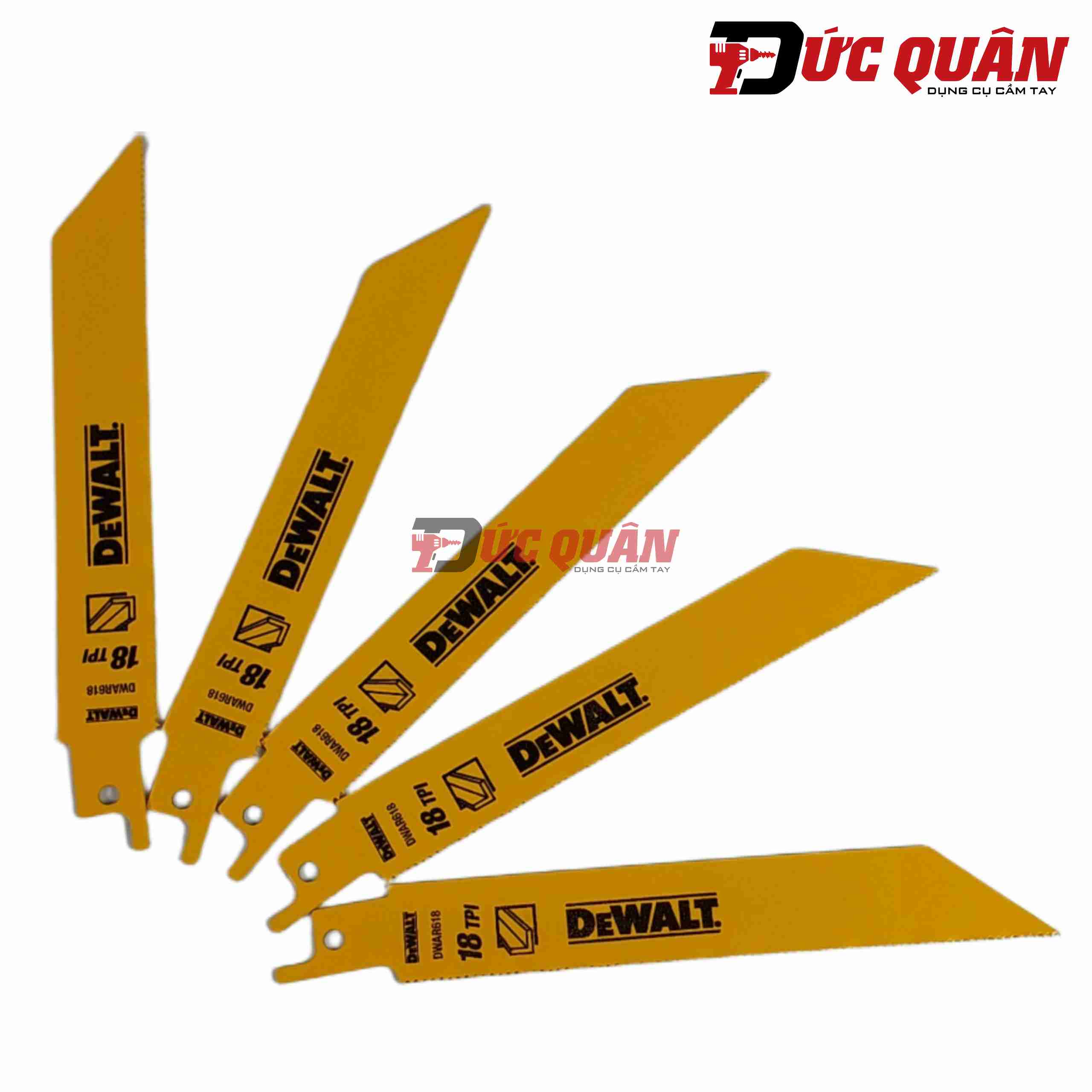 Lưỡi cưa kiếm cắt kim loại 6in-152.4mm-18TPI DEWALT DW8411 ( 1 cái )