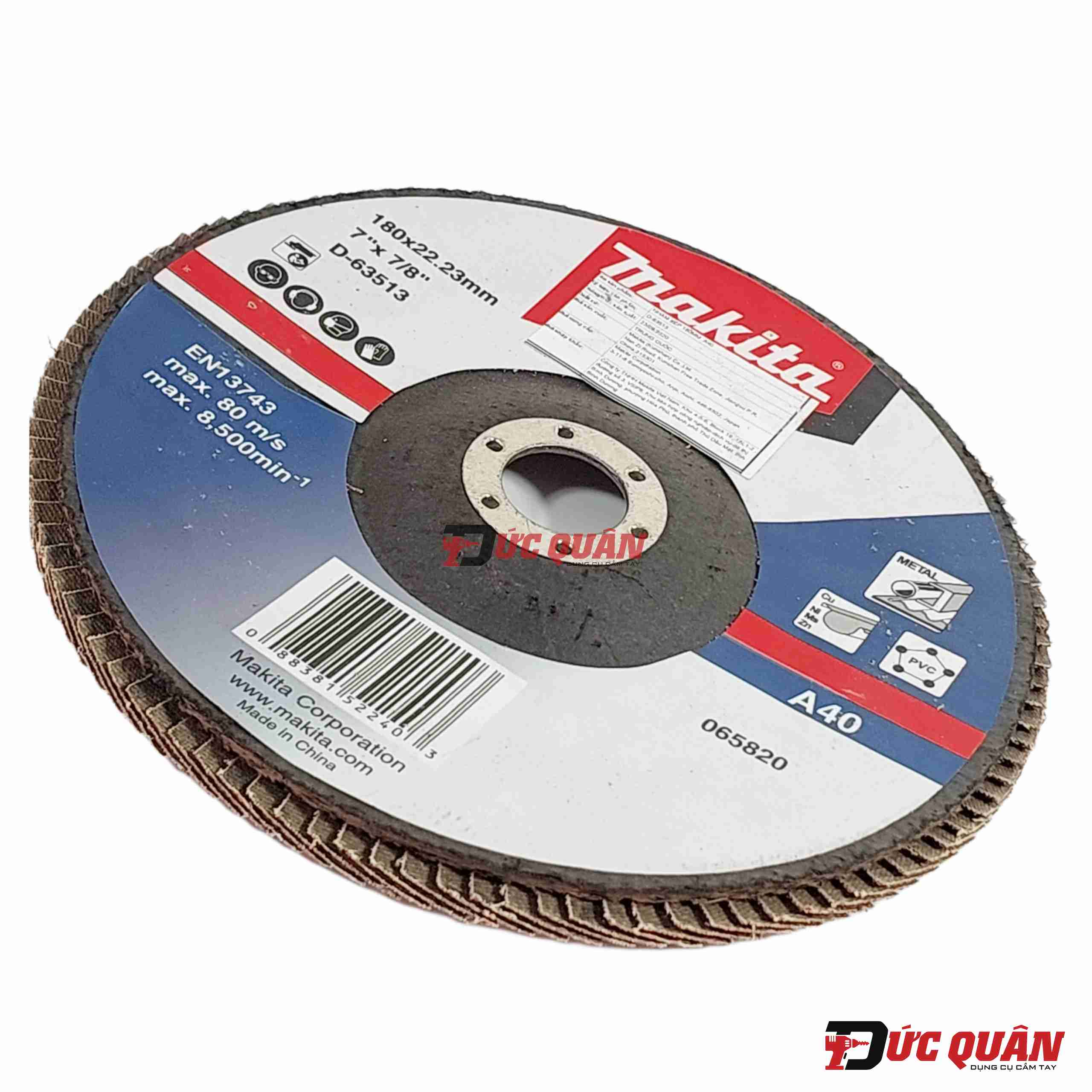 Nhám xếp ( 180mm độ hạt A40 ) Makita D-63513
