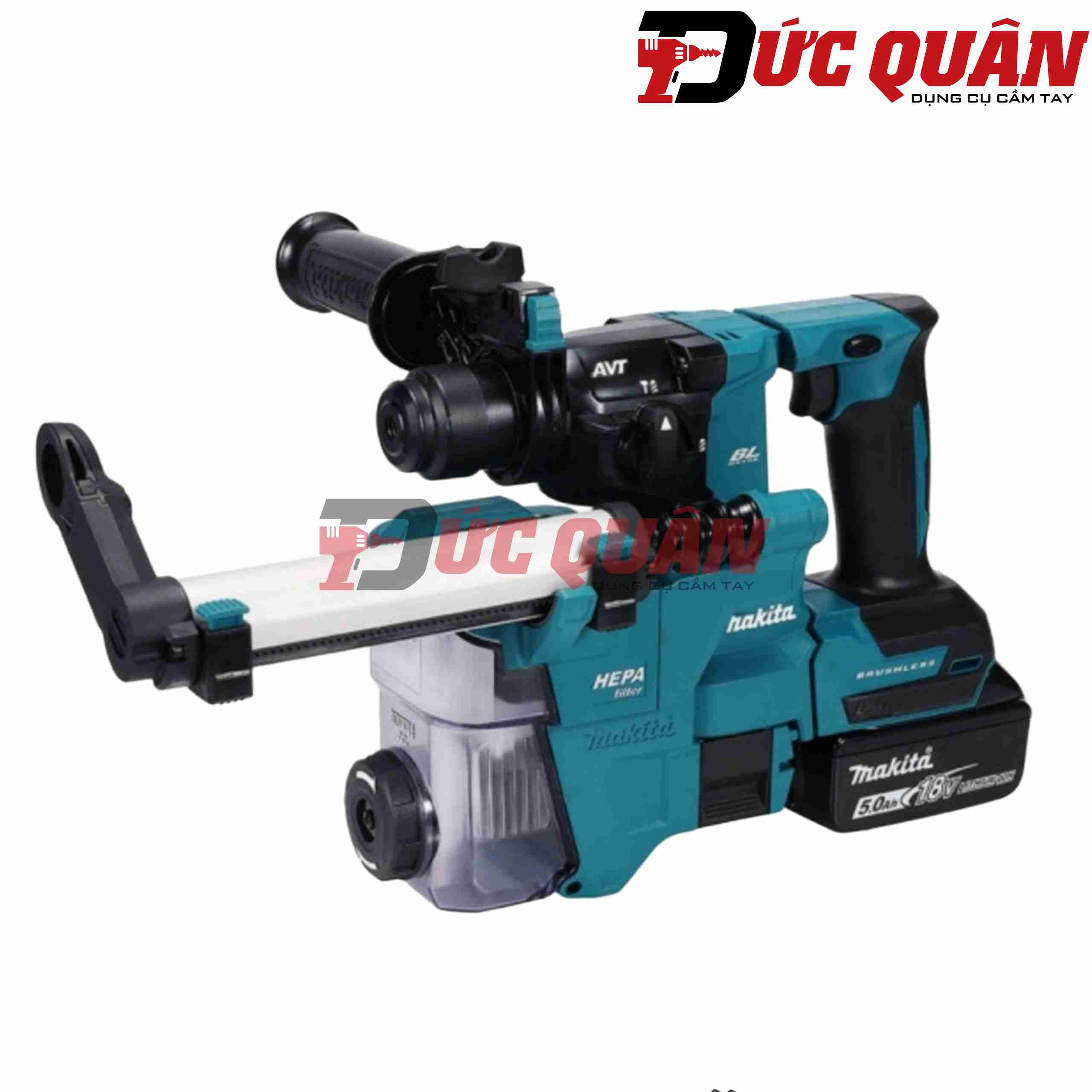Bộ máy khoan bê tông dùng pin ( 18v ) Makita DHR183RTWJ