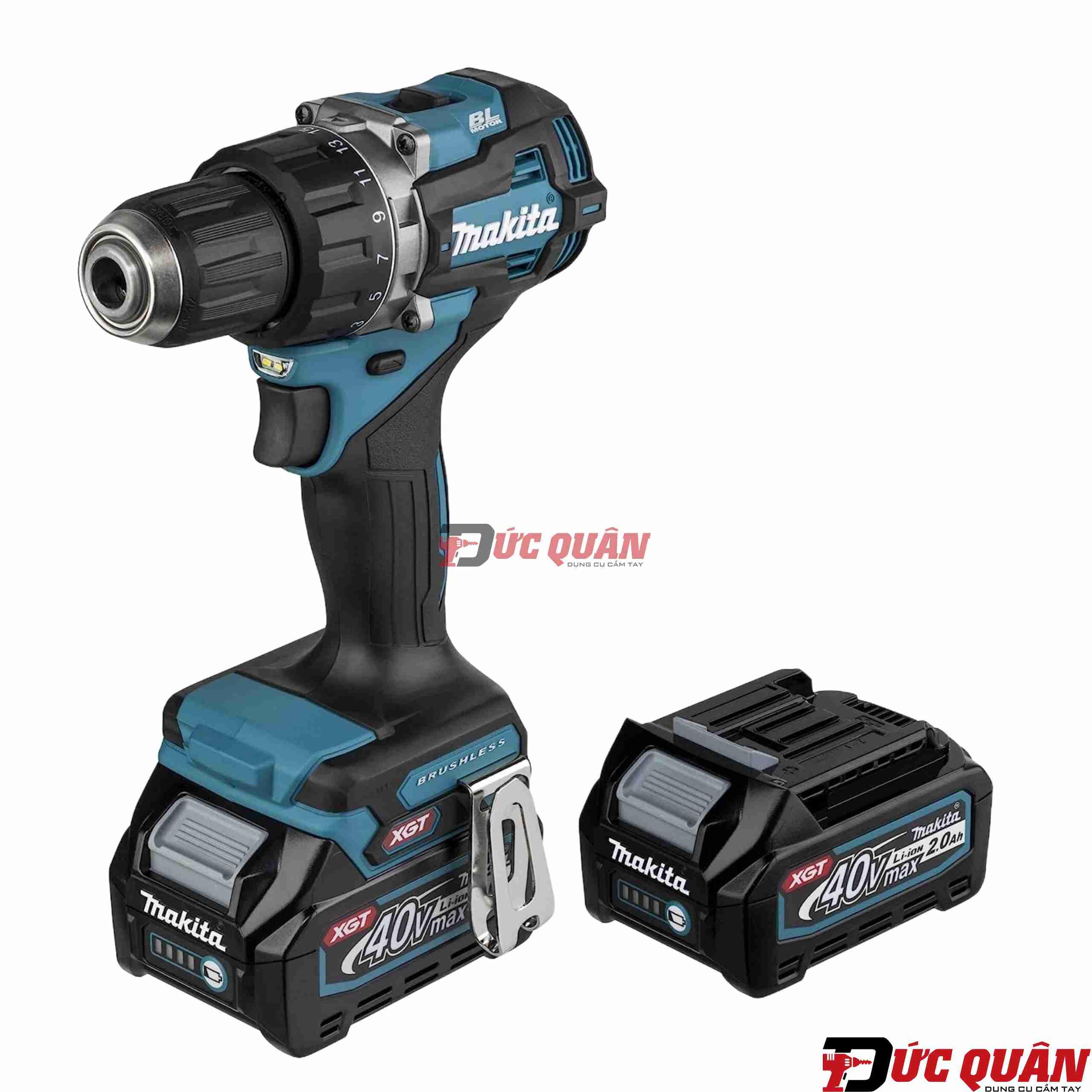 Bộ máy khoan và vặn vít dùng pin Makita DF002GA201