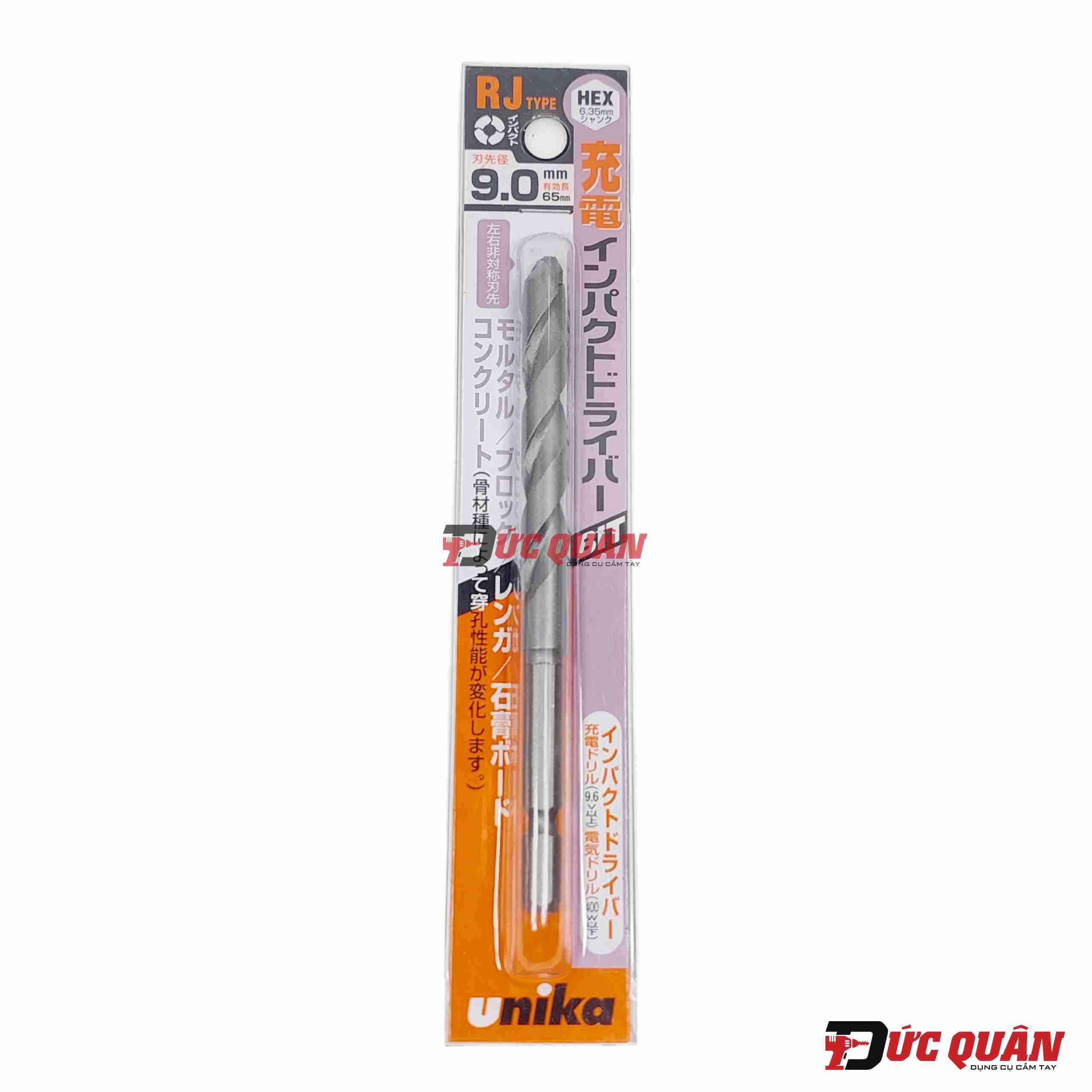 Mũi khoan tường chân lục giác Unika RJ ( Full size )