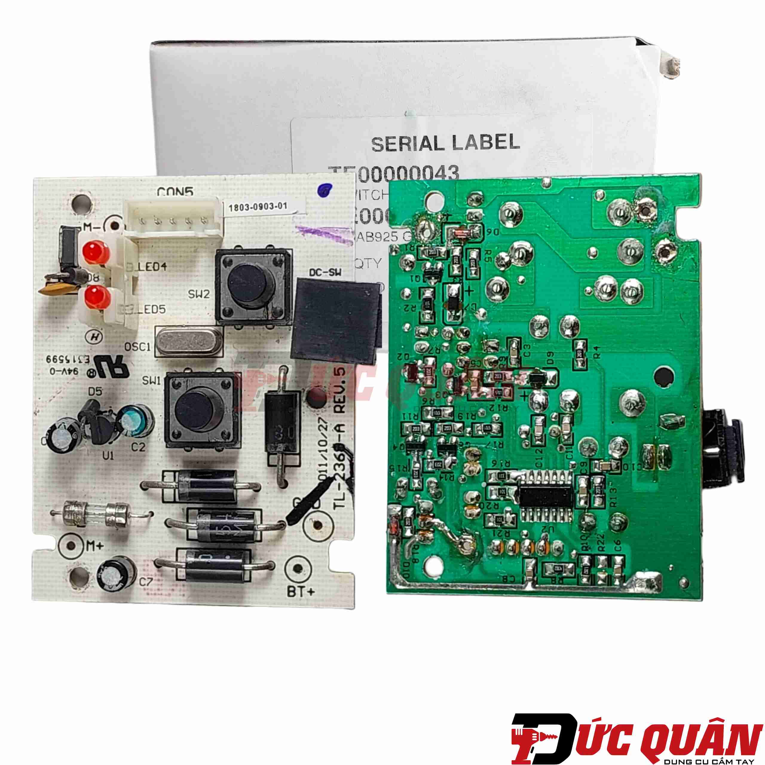 Bo mạch máy quạt Makita DCF201D/ DF201