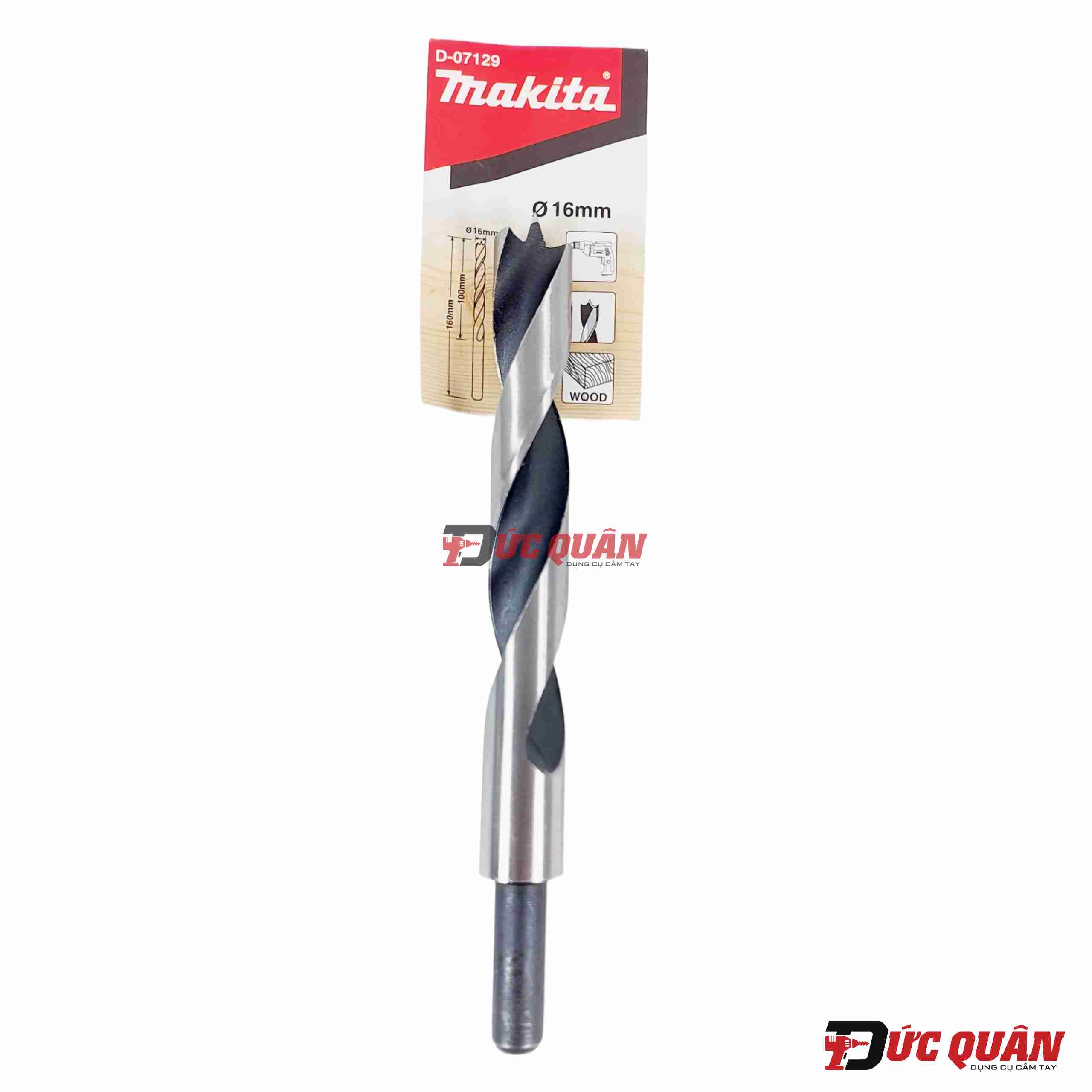 Mũi khoan gỗ chân tròn ( 12-18mm ) Makita