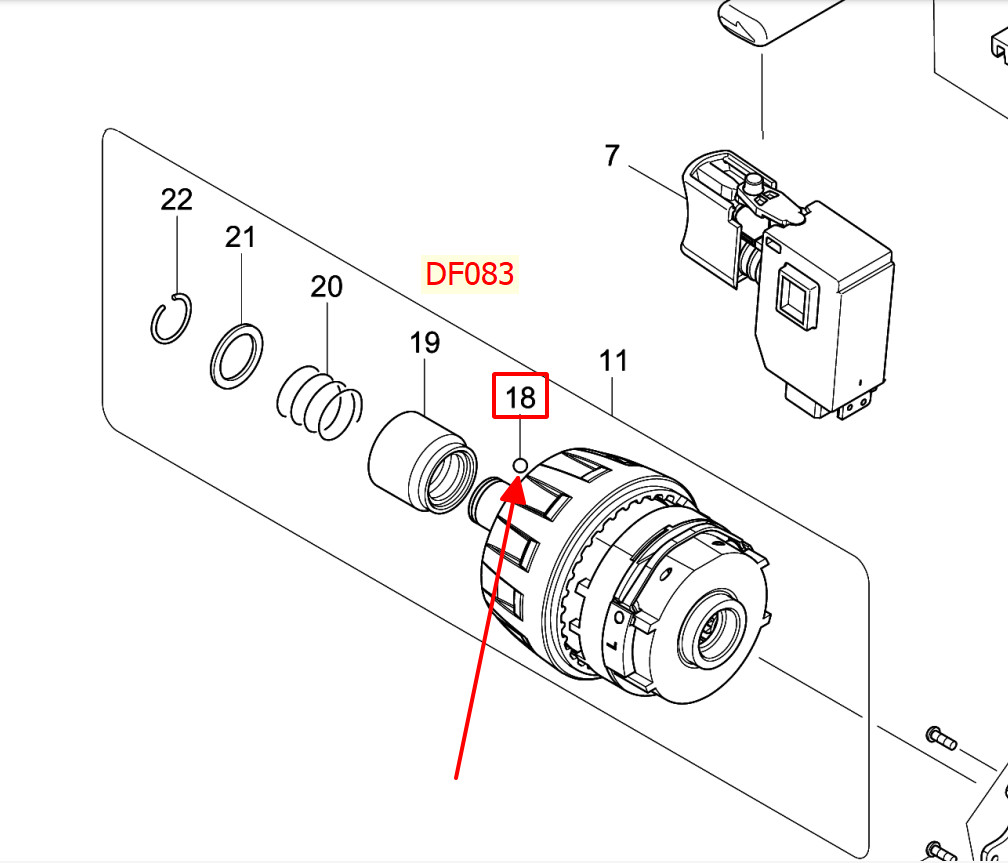 Bi sắt ( 3.0mm ) máy bắn vít Makita ( 1 cái )