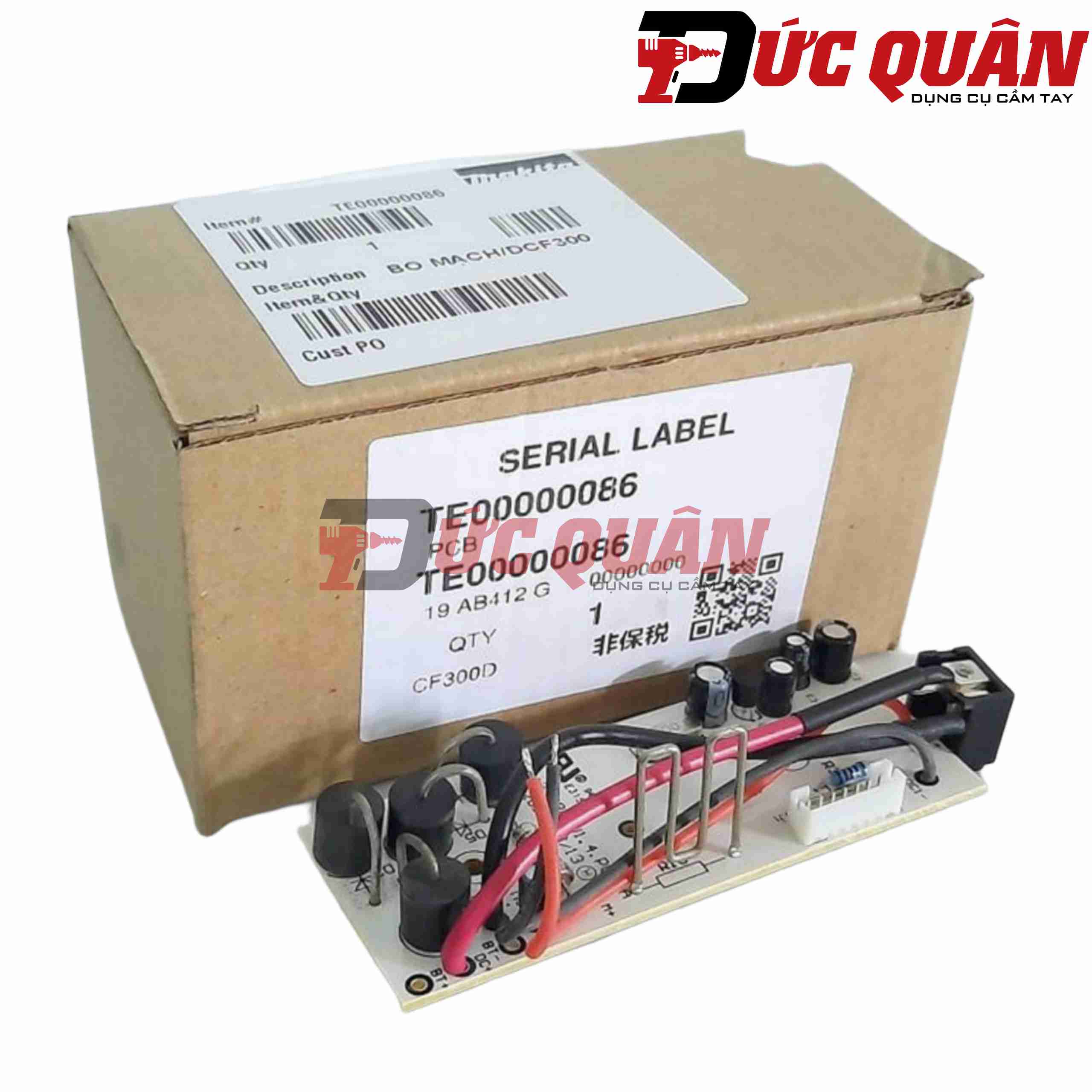 Bo mạch quạt Makita DCF300/ DF300