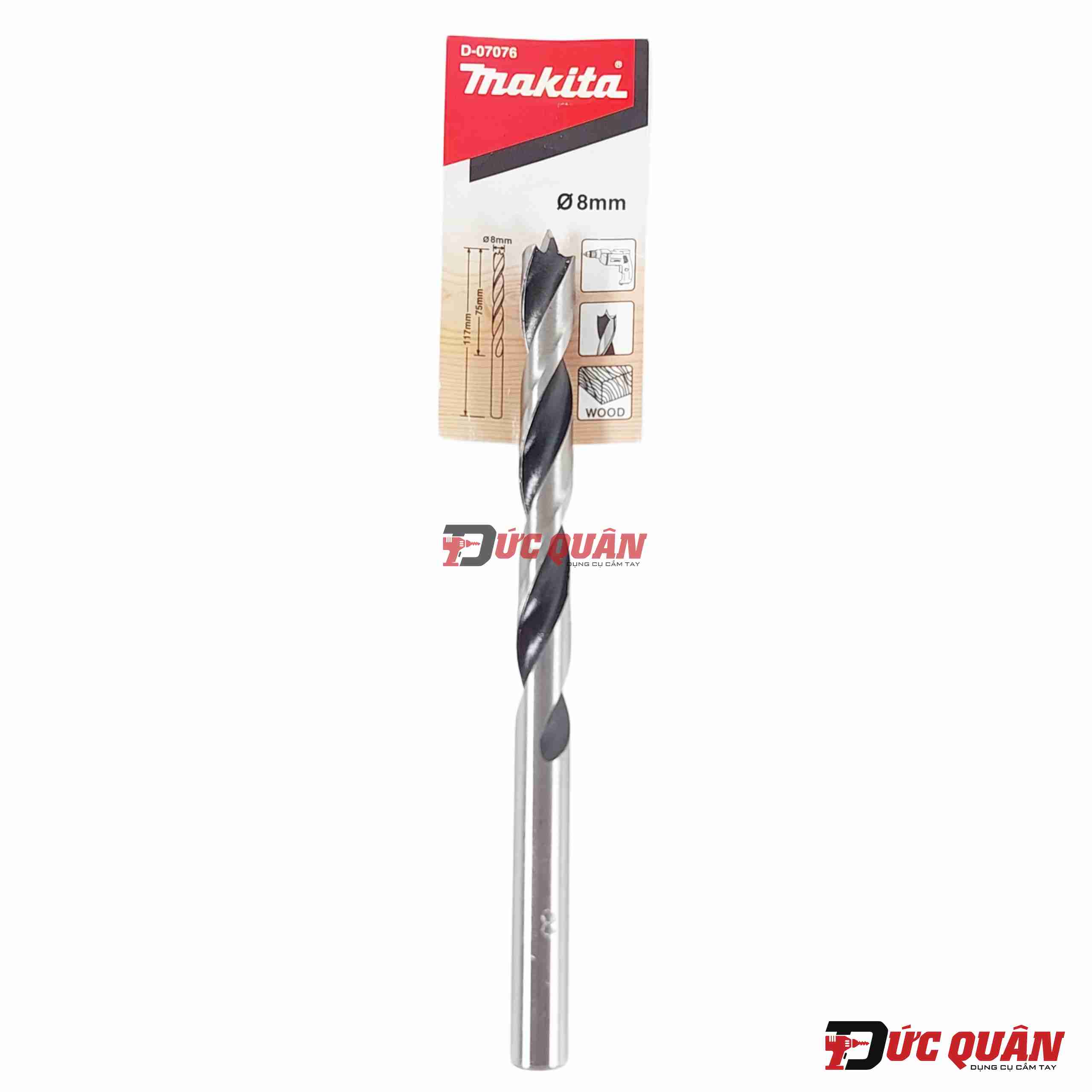 Mũi khoan gỗ chuôi tròn ( 3.0-10mm ) Makita