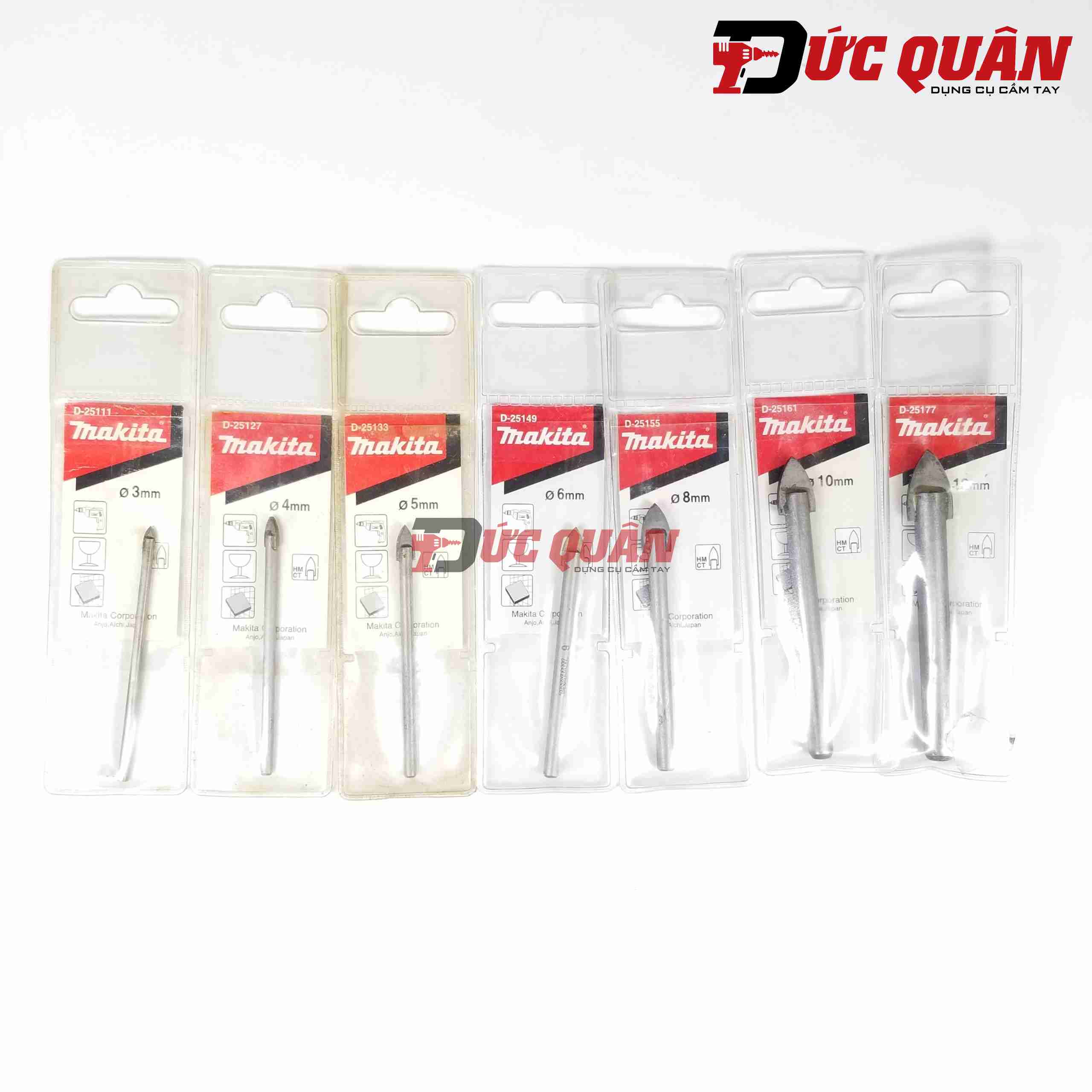 Mũi khoan gạch men, thủy tinh chân tròn MAKITA