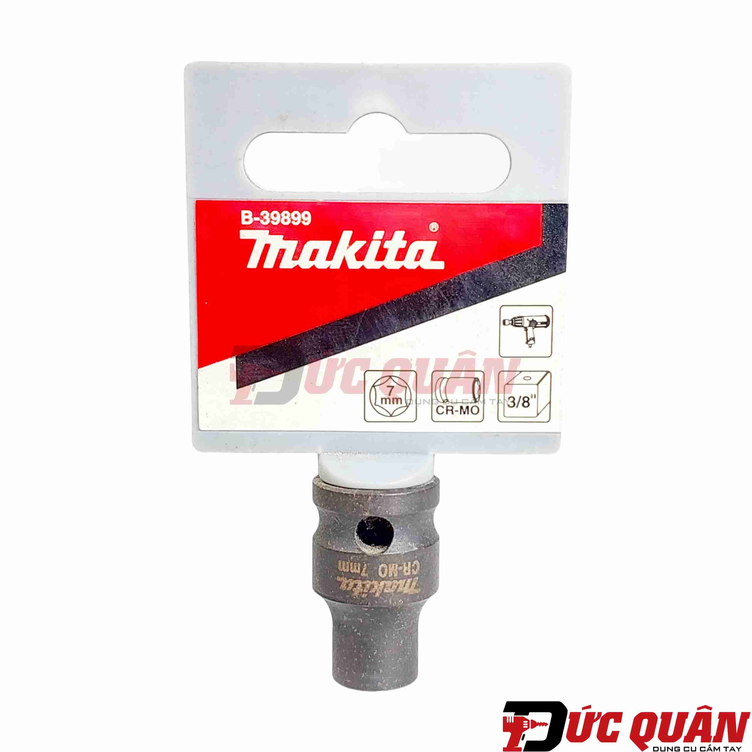 Đầu tuýp ngắn ( 3/8 dài 28mm ) Makita ( Full Size )