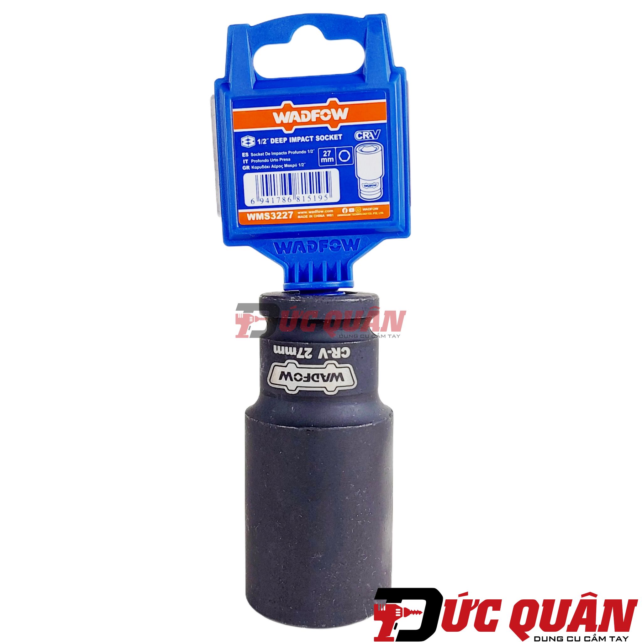 Đầu tuýp 1/2 dài 78mm ( 10mm đến 27mm) WADFOW