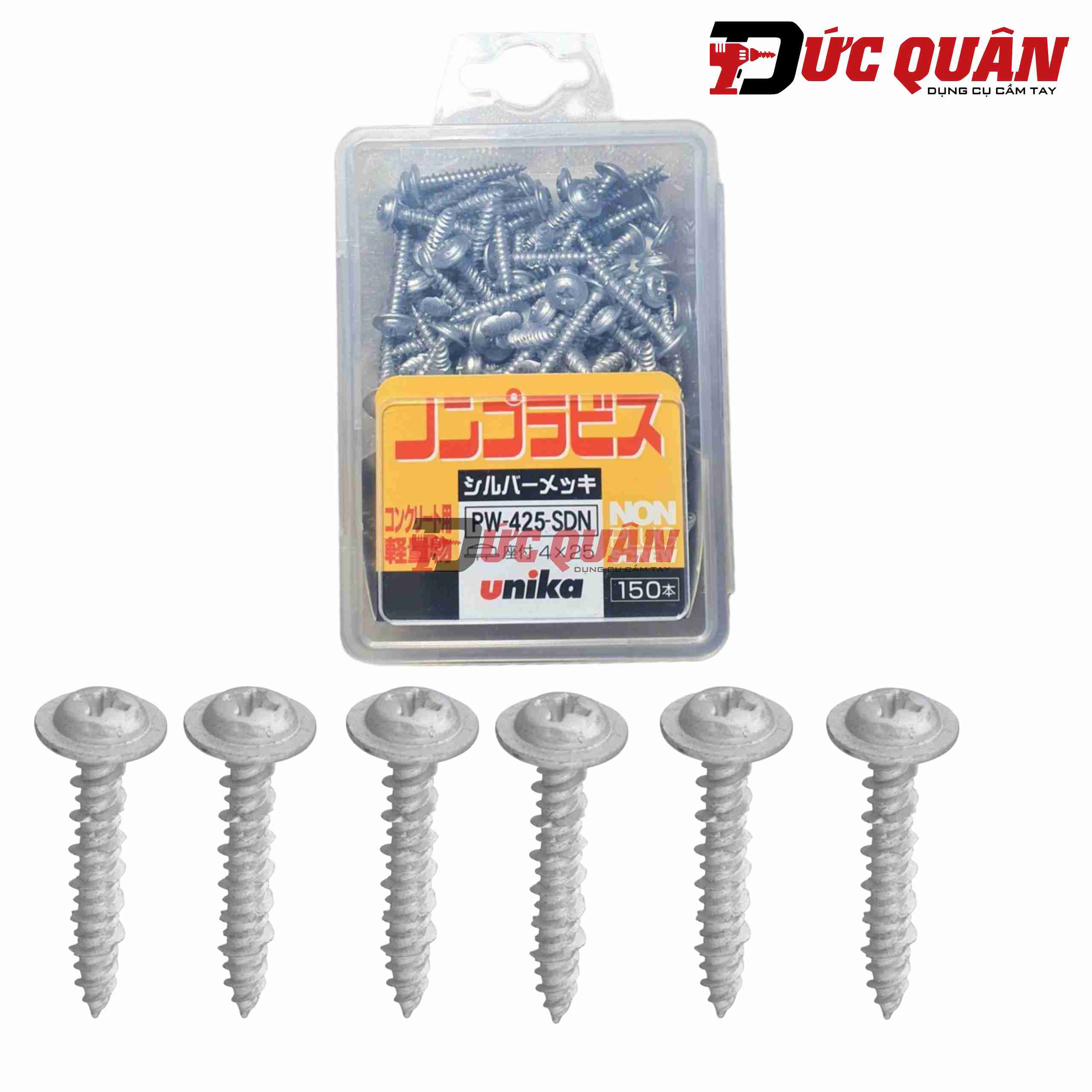 Vít không dùng tắc kê ( PW-425-SDN - PW-432-SDN ) Unika