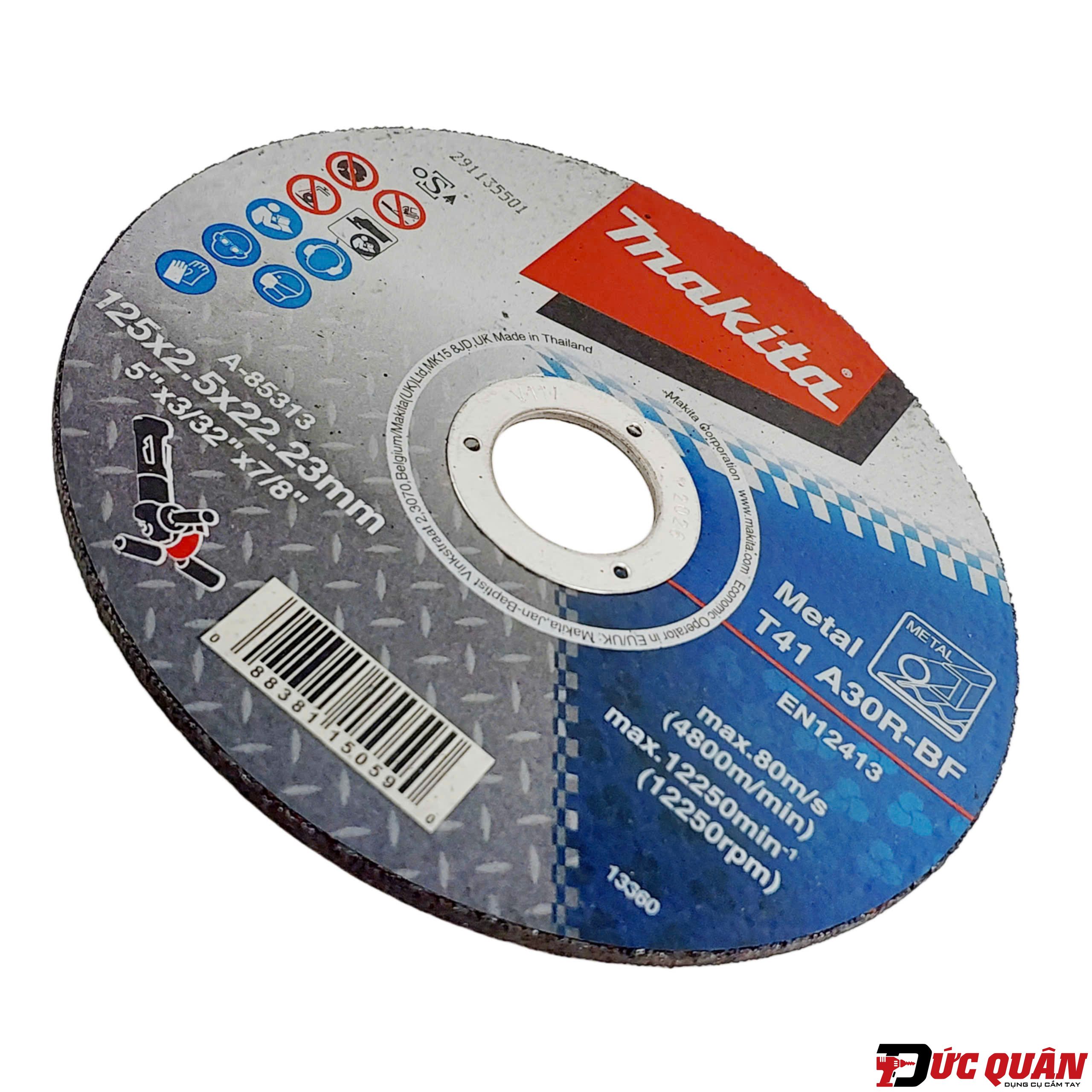 Đá cắt cho kim loại ( A30R-BF 125x2.5x22.2mm ) Makita A-85313
