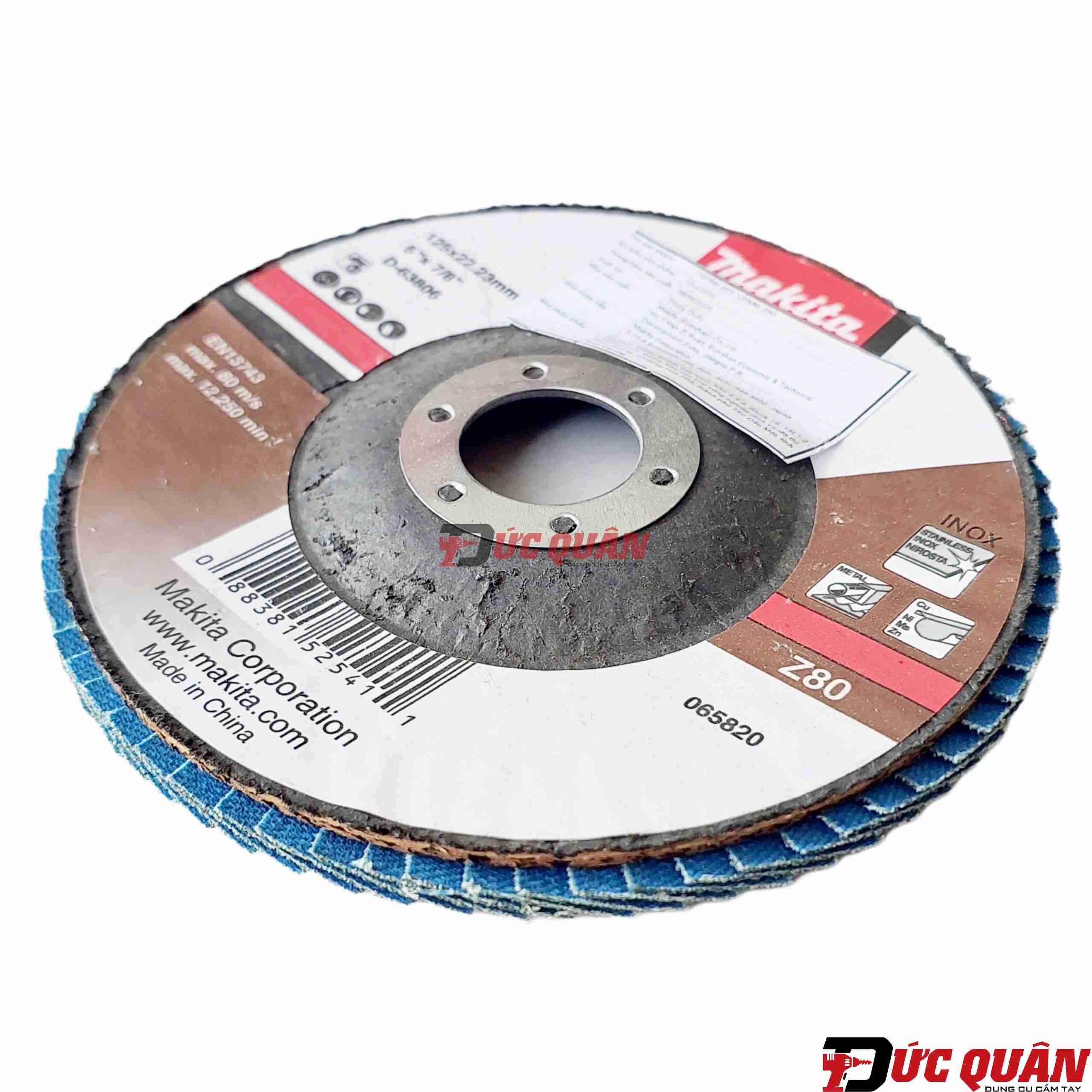 Nhám xếp 125mm Z80 Makita D-63806