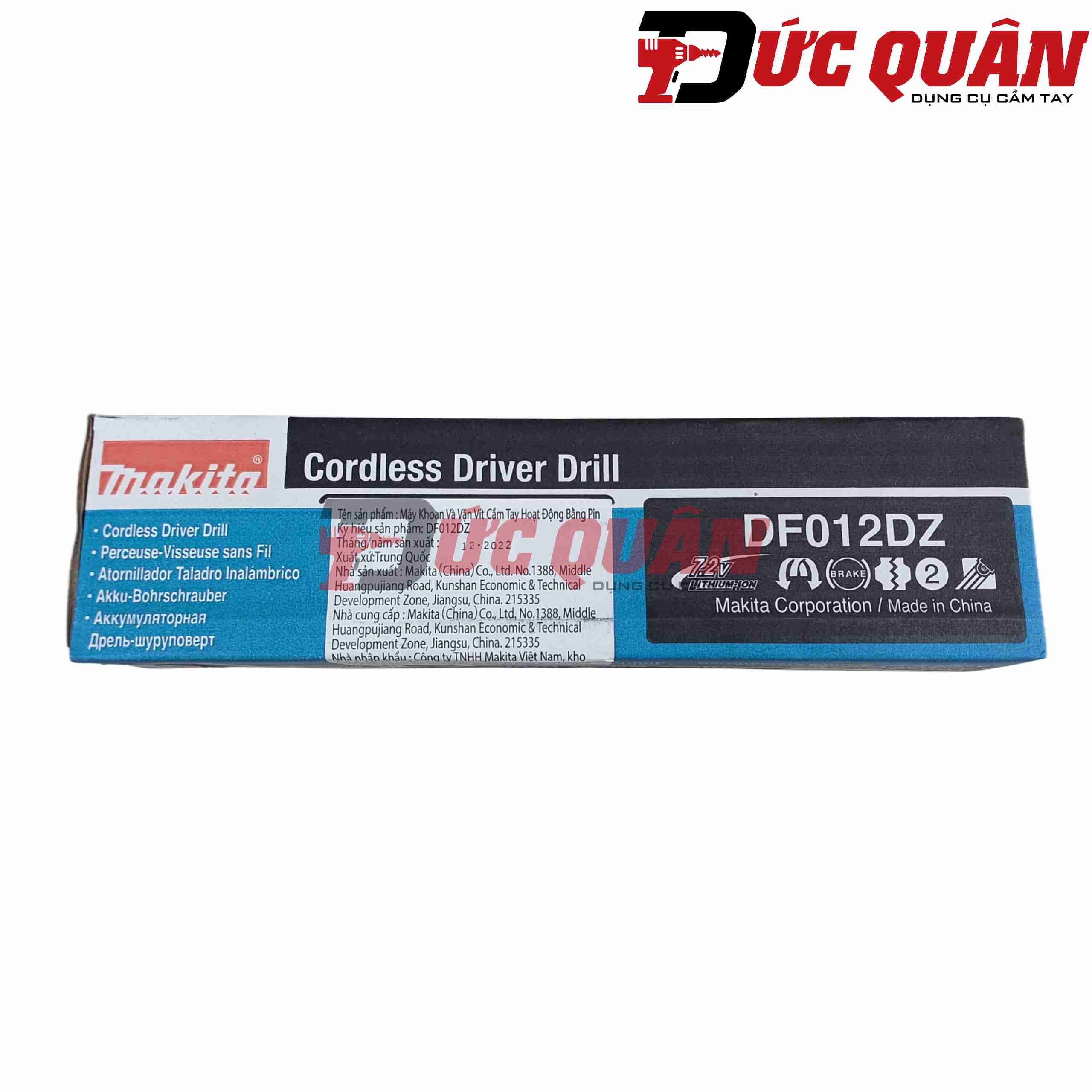 Máy vặn vít dùng pin 7v2 Makita DF012DZ