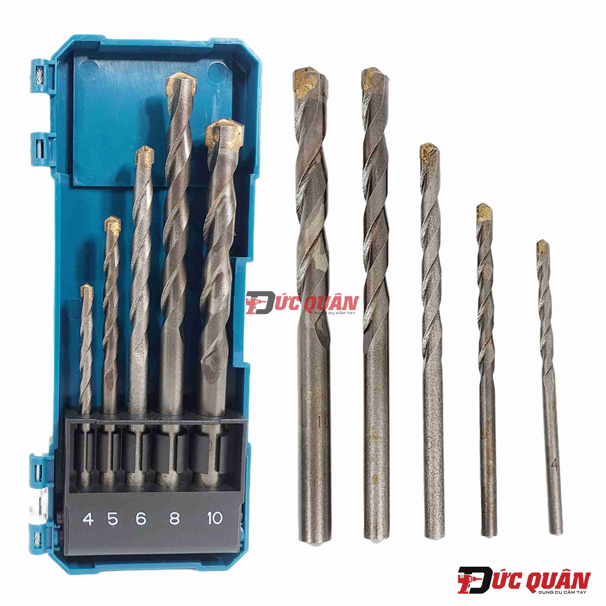 Bộ mũi khoan tương ( 4 đến 10mm ) Makita D-72877