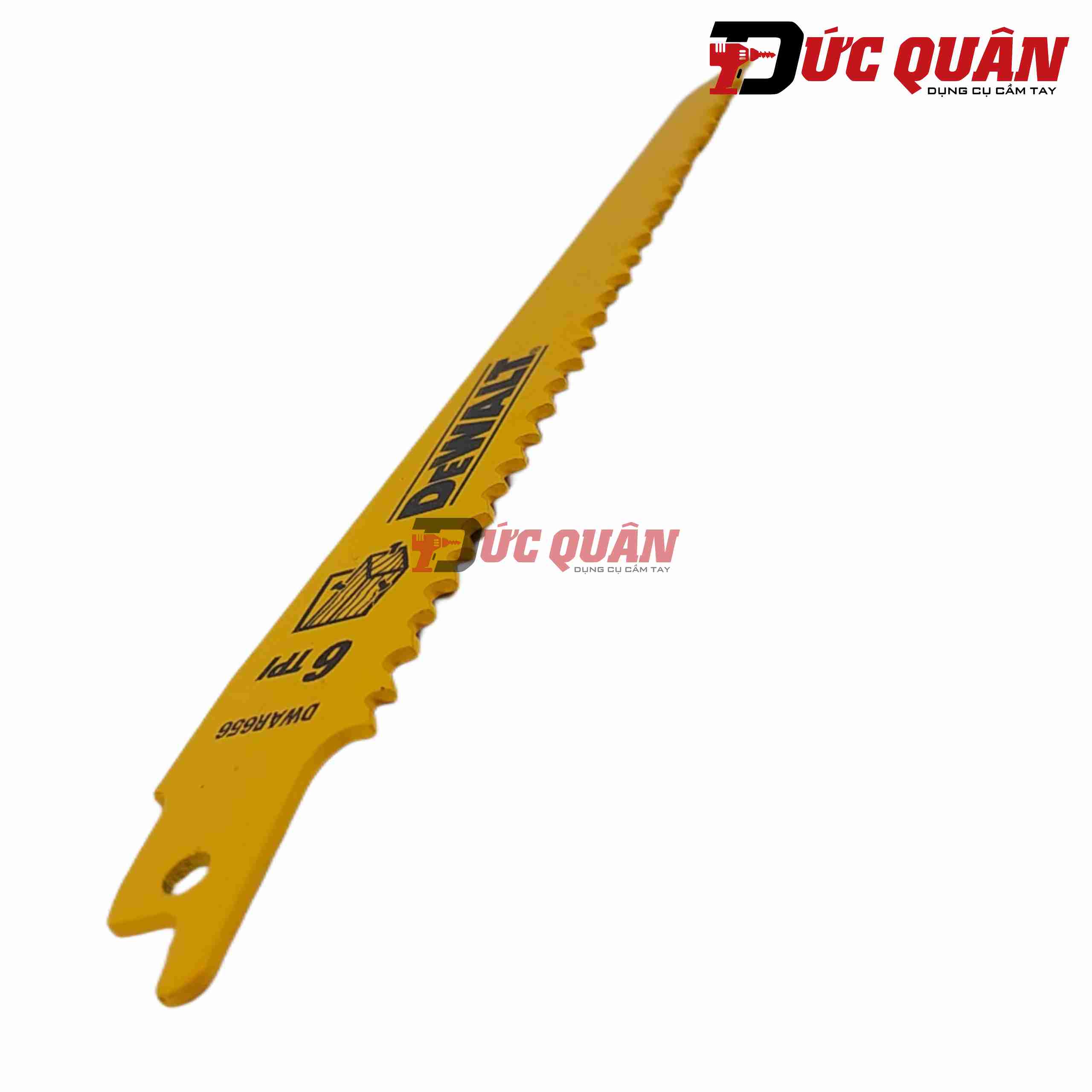 Lưỡi cưa kiếm cắt gỗ có đinh 6in-152.4mm 6TPI DEWALT DW4802 ( 1 lưỡi )