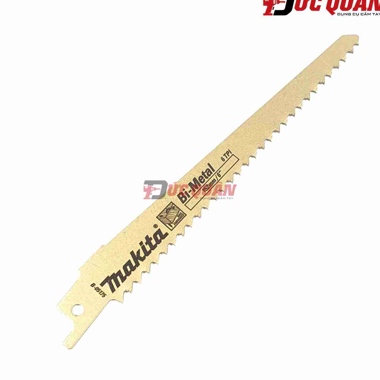 Lưỡi cưa kiếm cắt gỗ, kim loại 152x19x1.25mm Makita B-05175 (1 lưỡi)