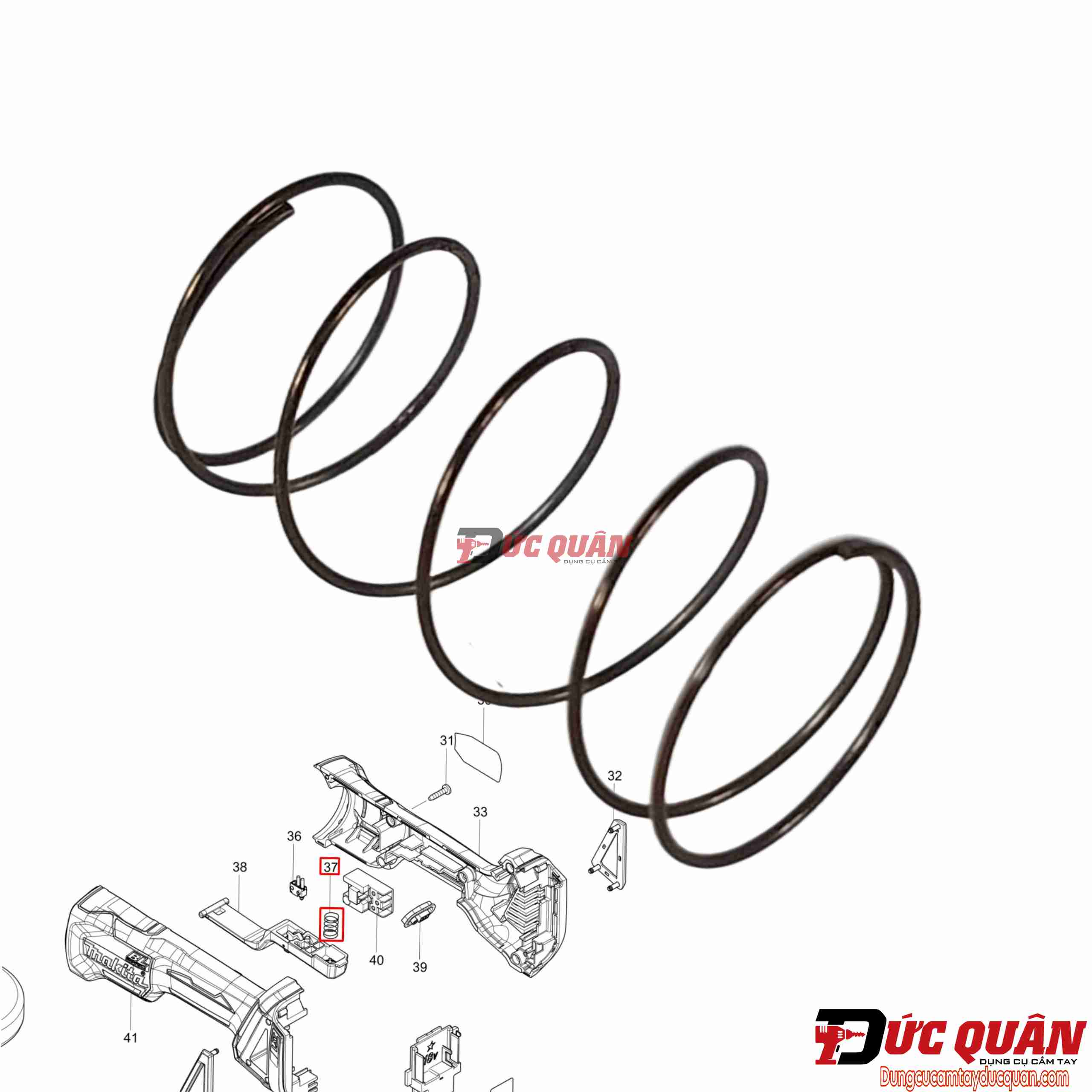 Lò xo máy mài Makita DGA408 234357-9