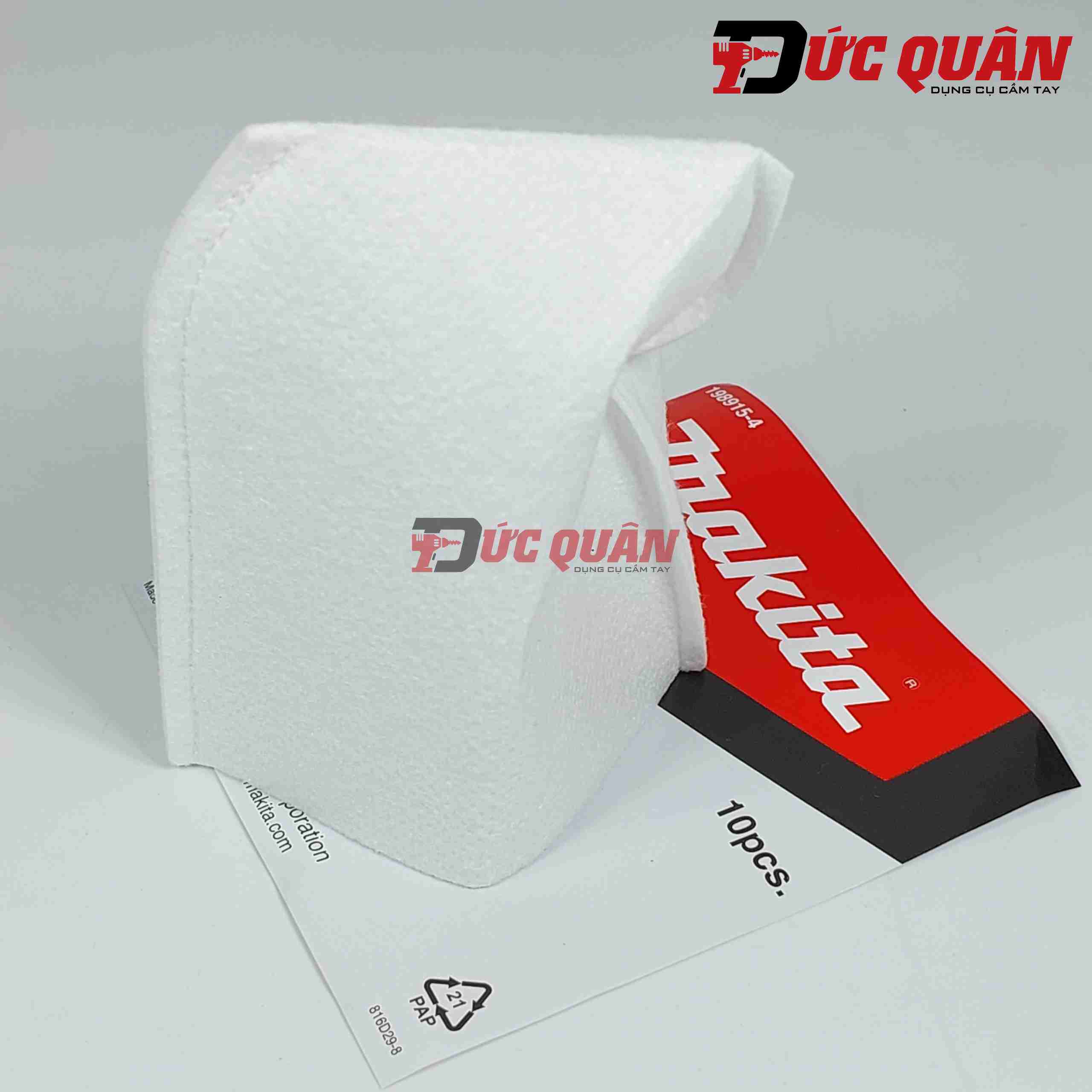 Túi chưa bụi cao cấp, máy hút bụi, DCL180, DCL182, CL140, MAKITA, 198915-4, ( 1 cái )
