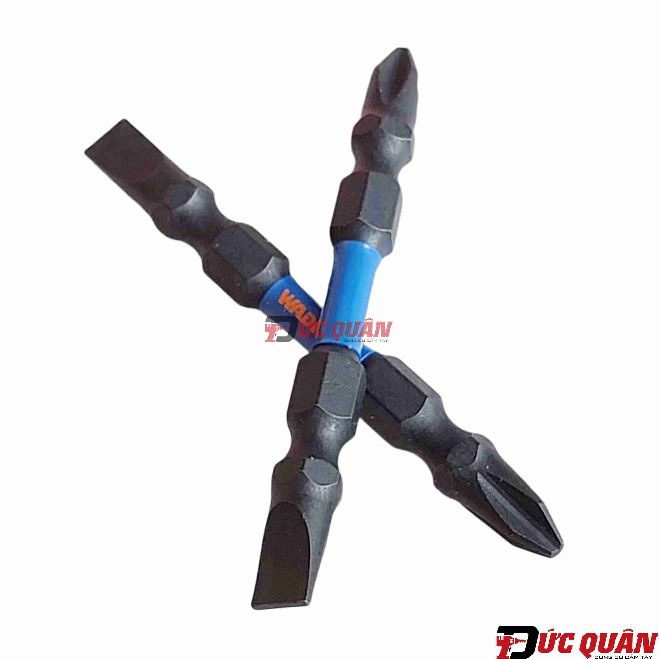 Bộ 2 Mũi bắt vít đầu ( Ph2+SL6 dài 65mm ) WADFOW