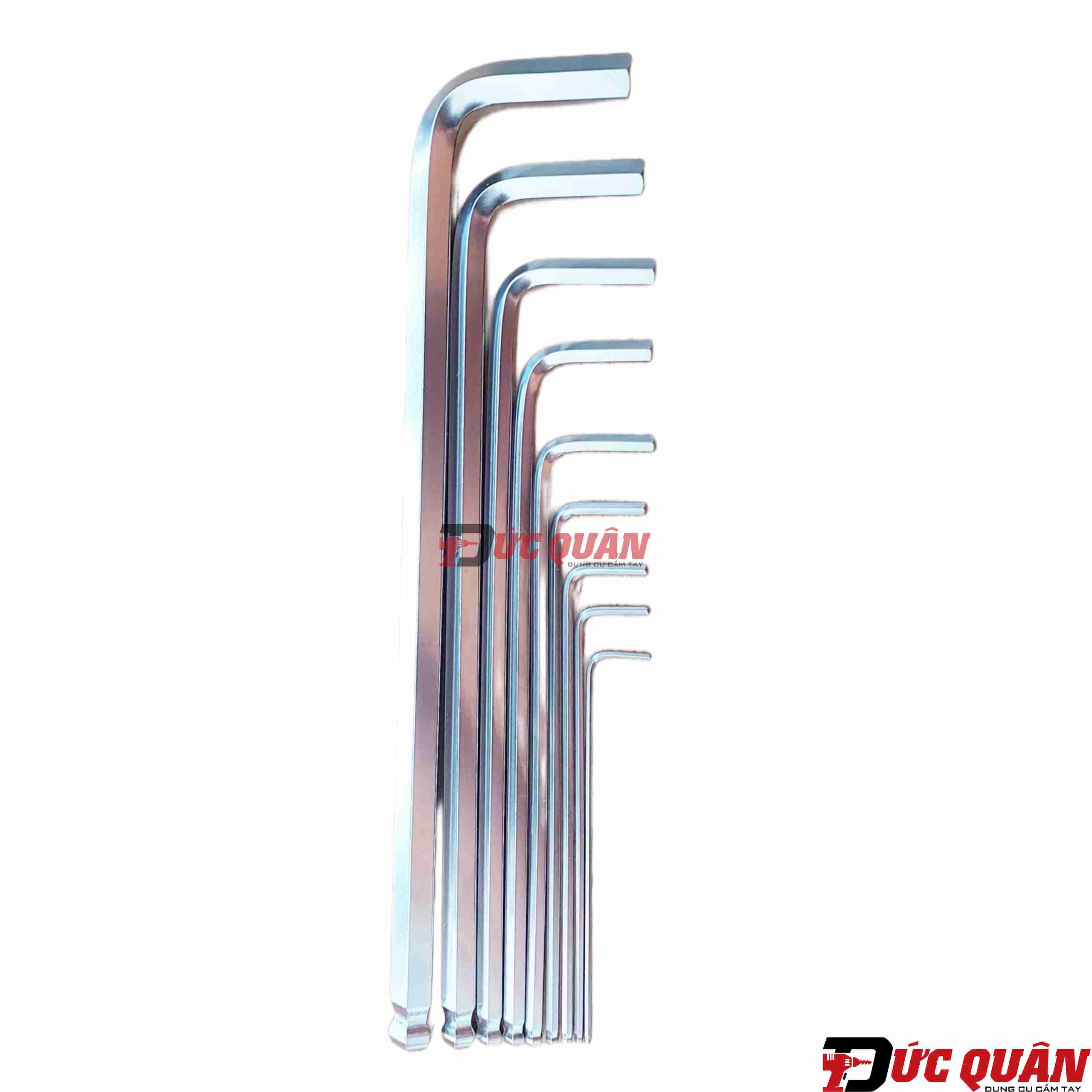 Bộ 9 đầu lục giác bi tròn dài ( 1.5-10mm ) WADFOW