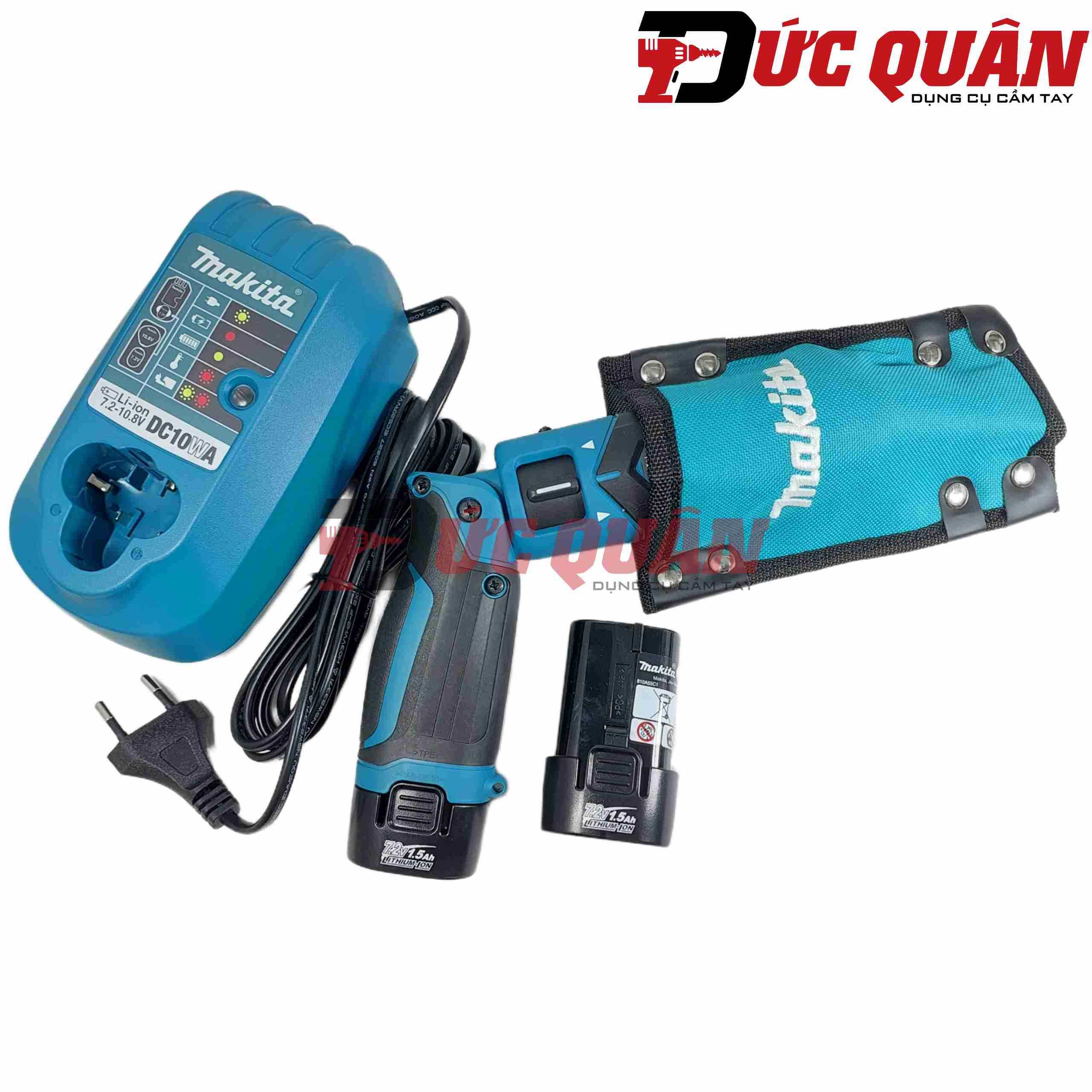 Bộ máy vặn vít dùng pin 7.2v Makita TD022DSE 7.2V