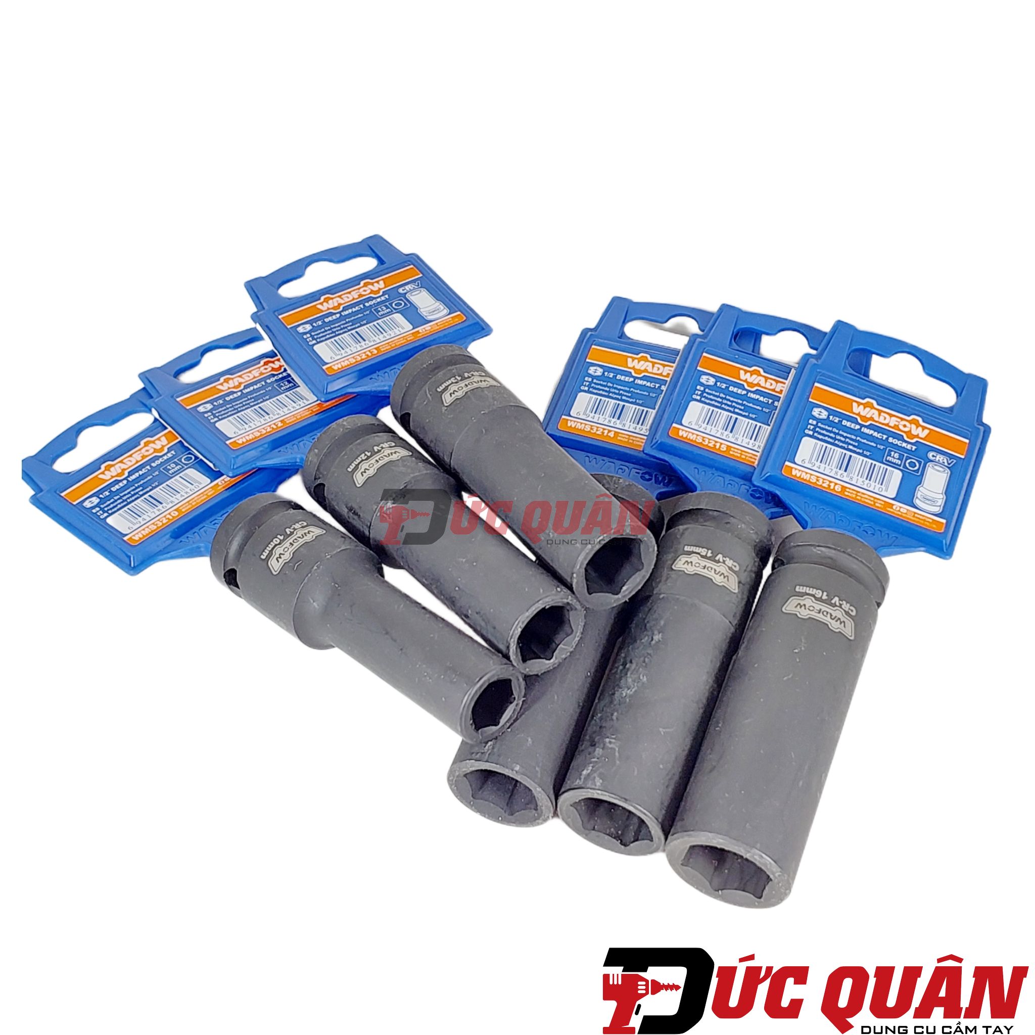 Đầu tuýp 1/2 dài 78mm ( 10mm đến 27mm) WADFOW