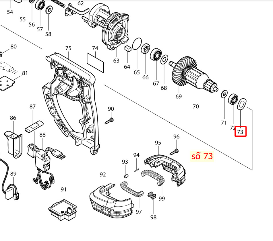 Vòng đệm máy khoan bê tông, DHR202, DHR241, BHR202, BHR241, MAKITA, 267816-8