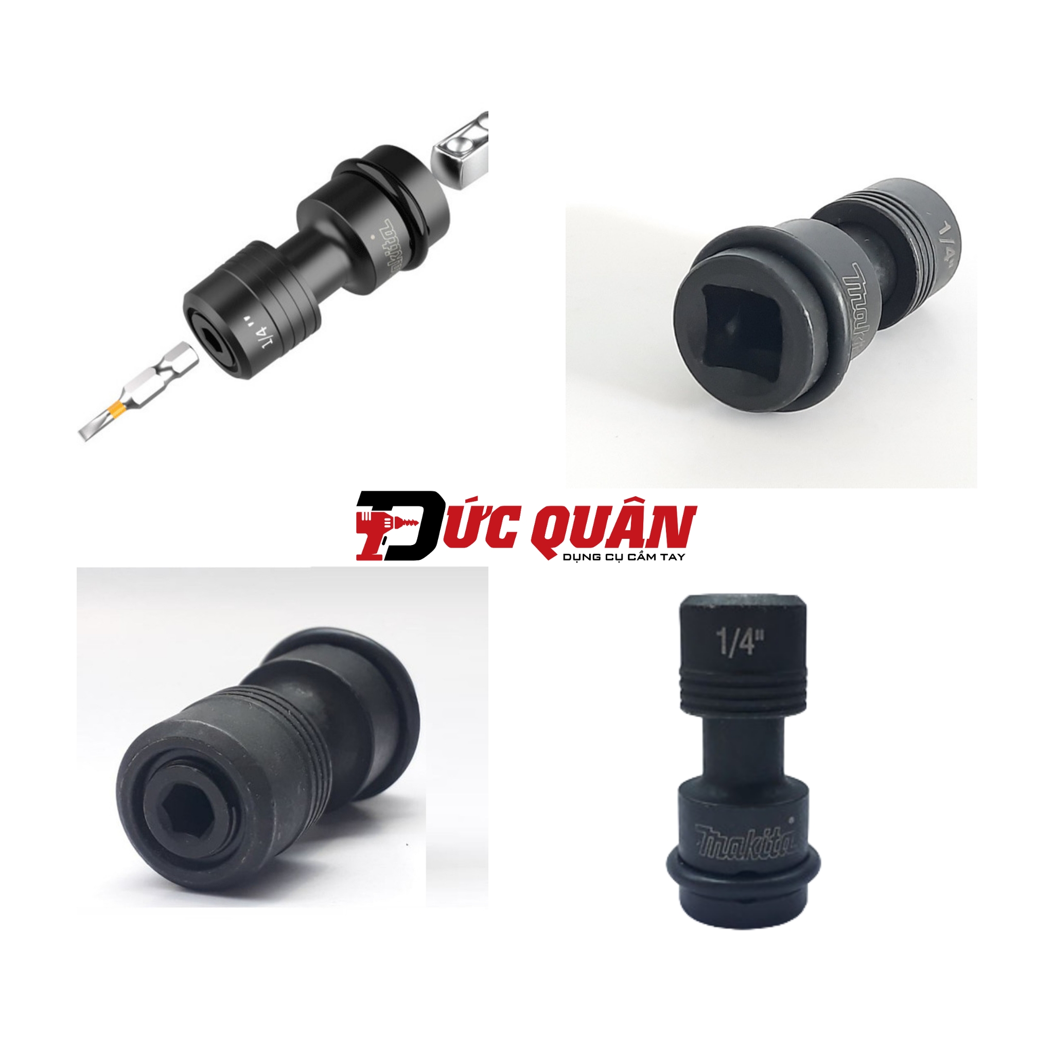 Chia sẻ Bộ chuyển đổi siết bu lông 1/2in sang vặn vít Makita B-68476