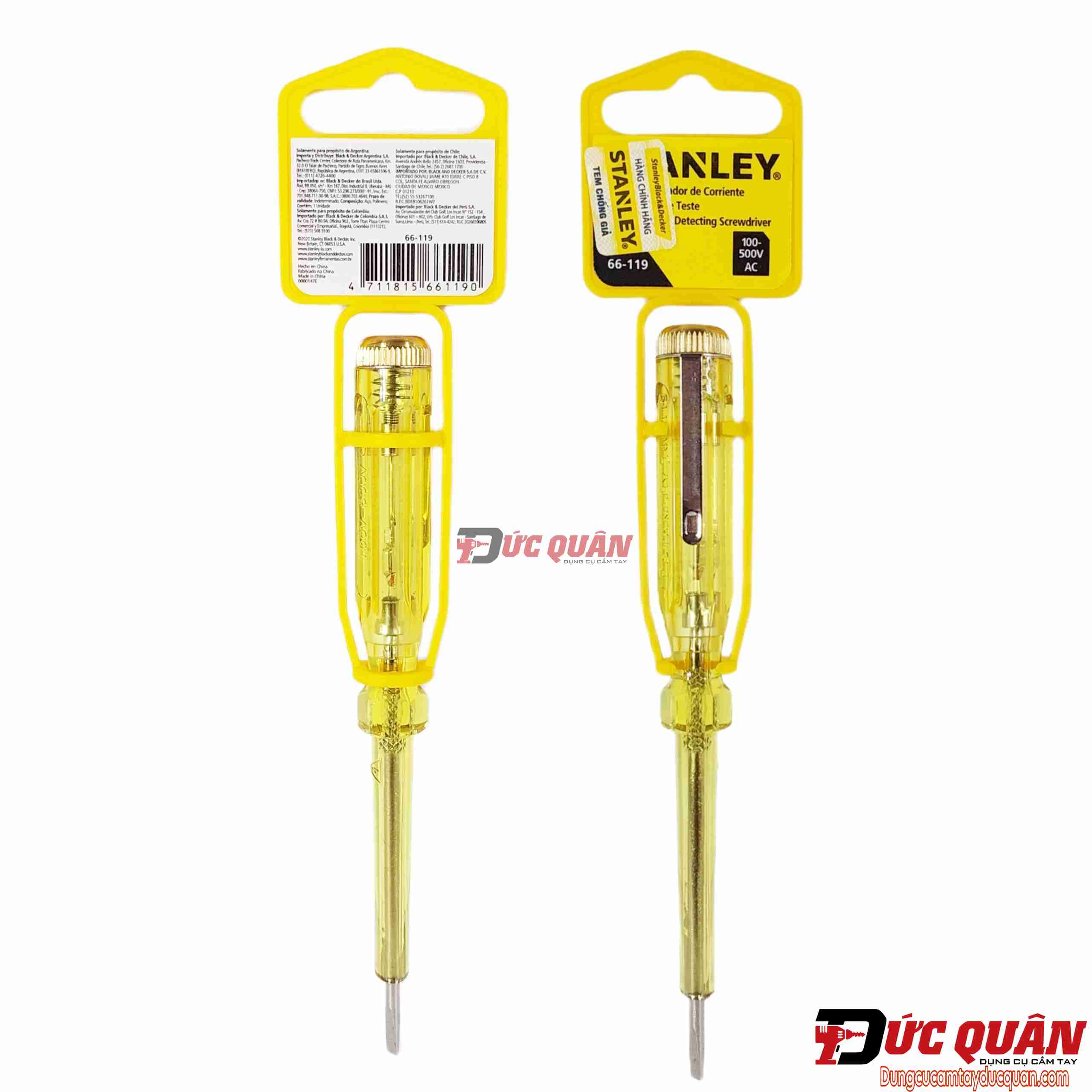 Bút thử điện ( 100-500V ) Stanley 66-119