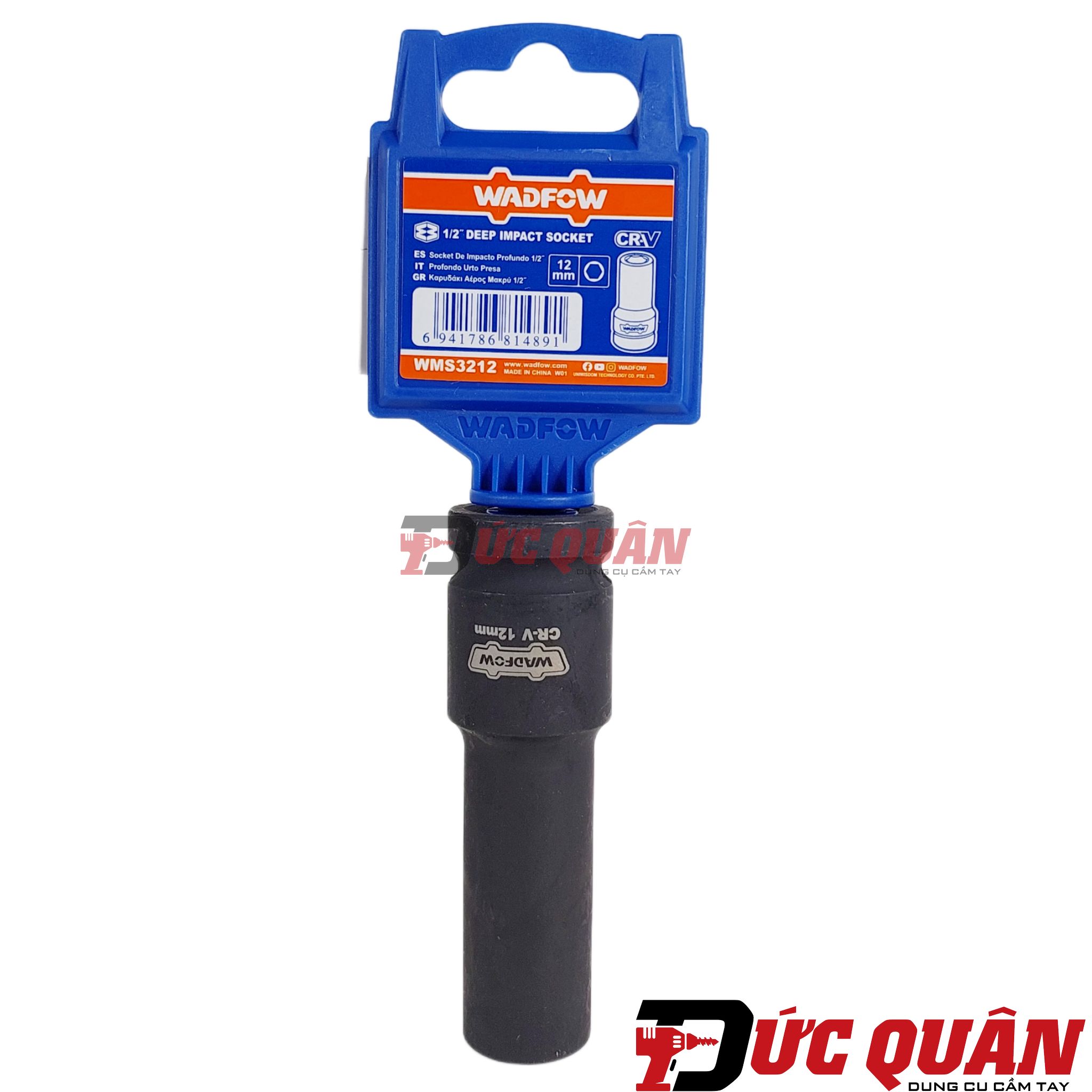 Đầu tuýp 1/2 dài 78mm ( 10mm đến 27mm) WADFOW