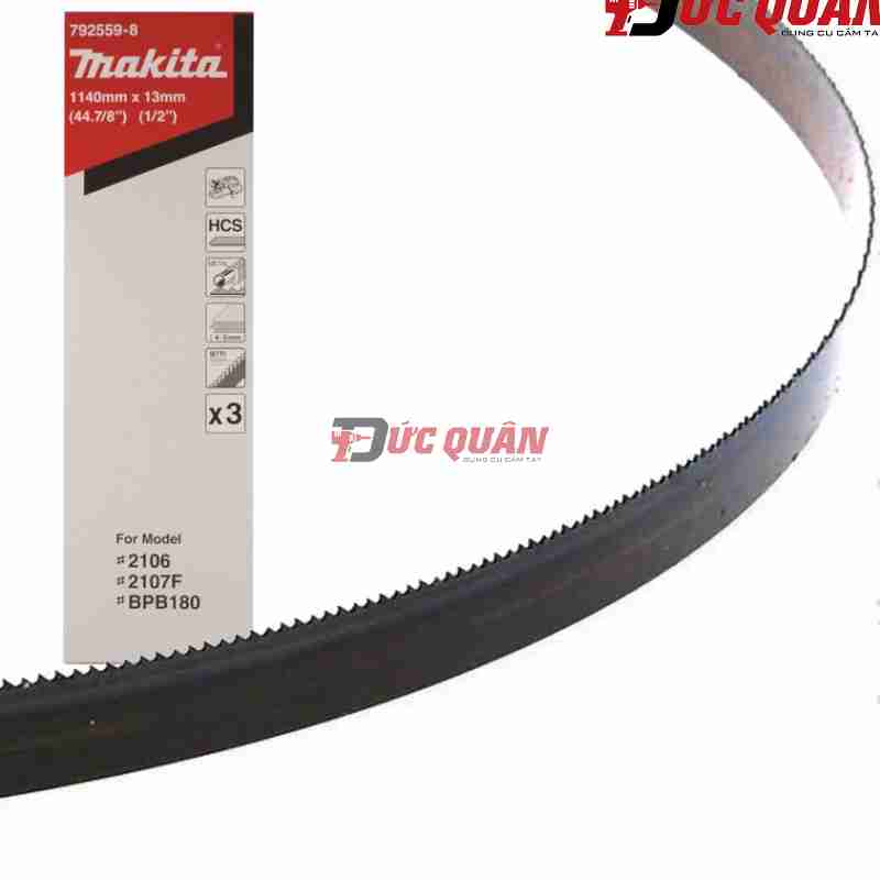 Lưỡi cưa vòng Cac-bon ( 1140mm x 13mm ) MAKITA 792559-8 ( 1 lưỡi )