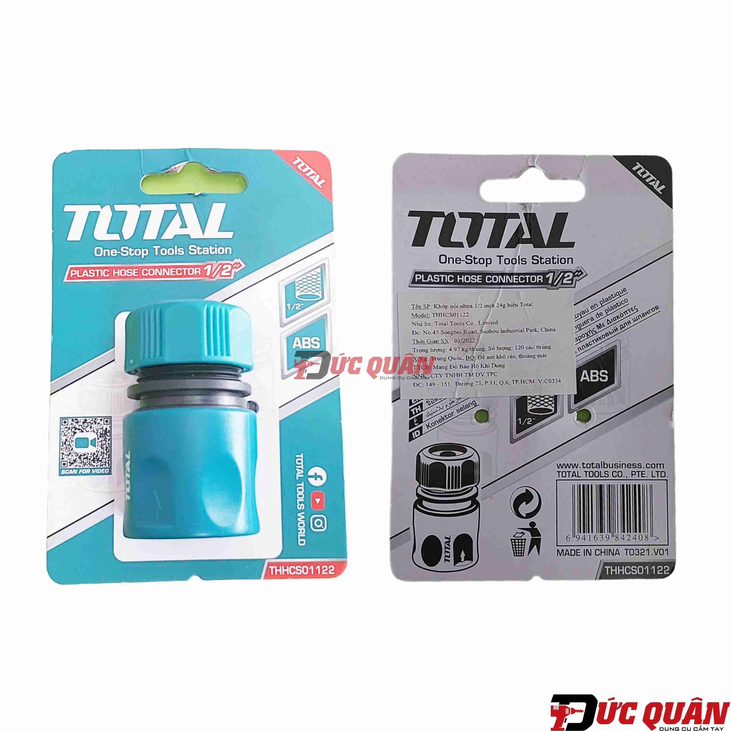 khớp nối kích thước 1/2 inch Total