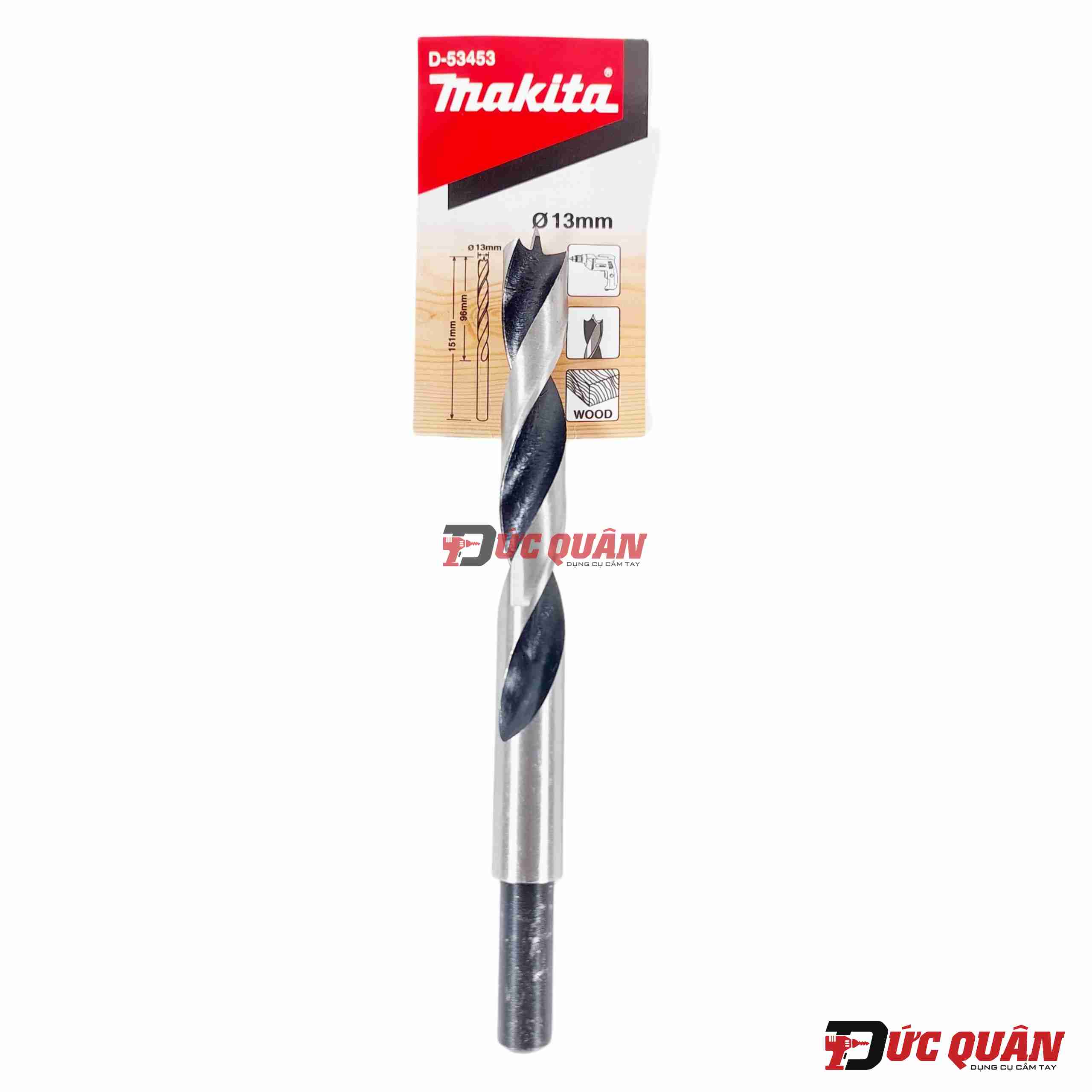 Mũi khoan gỗ chân tròn ( 12-18mm ) Makita