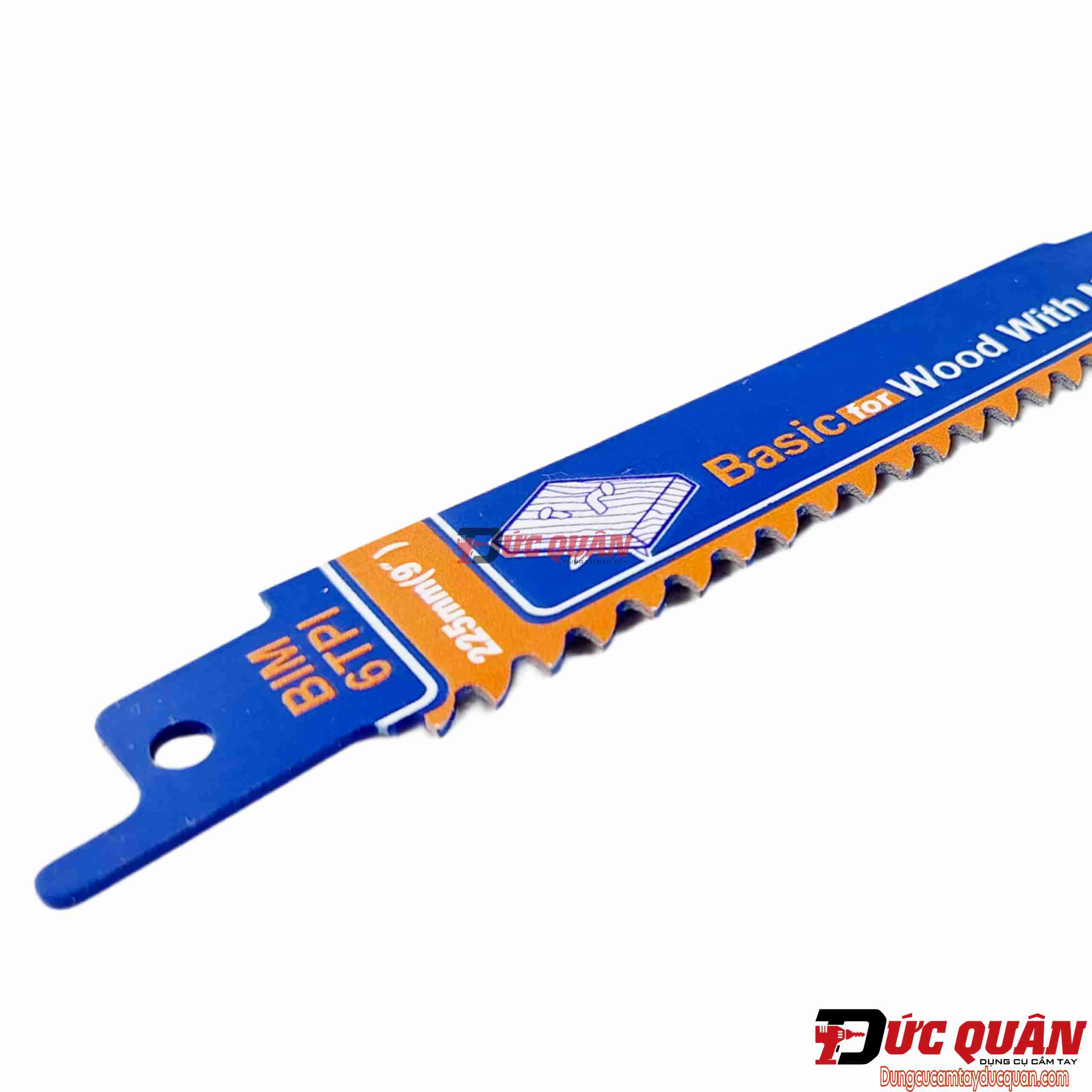 Bộ 2 lưỡi cưa kiếm cắt gỗ có đinh 225mm WADFOW WJT1111DF