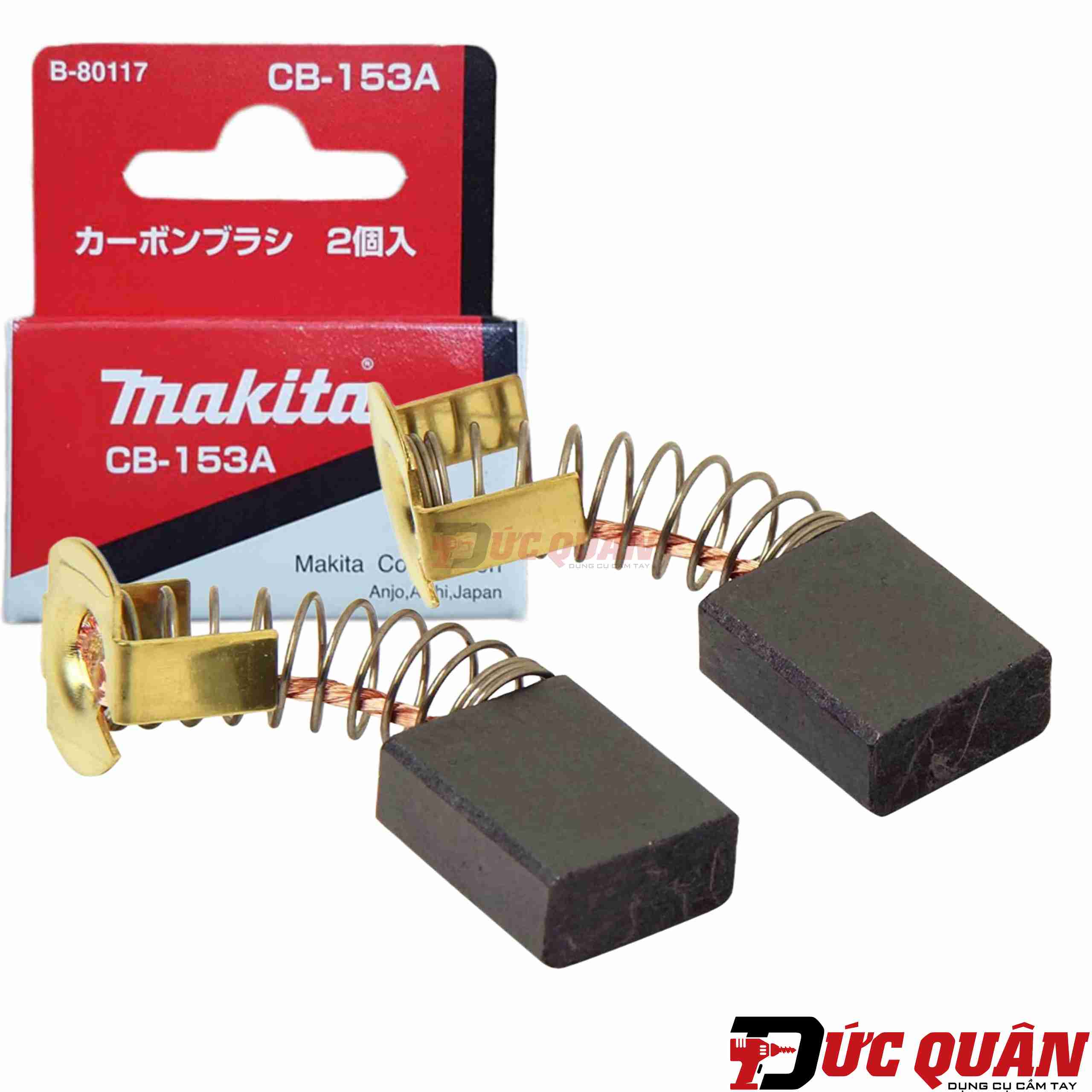 Chổi than CB-153A dùng cho máy Makita 2704, 1804N, 1805N, 2012NB, 2416S ( dùng cho nhiều máy khác xem phần mô tả )