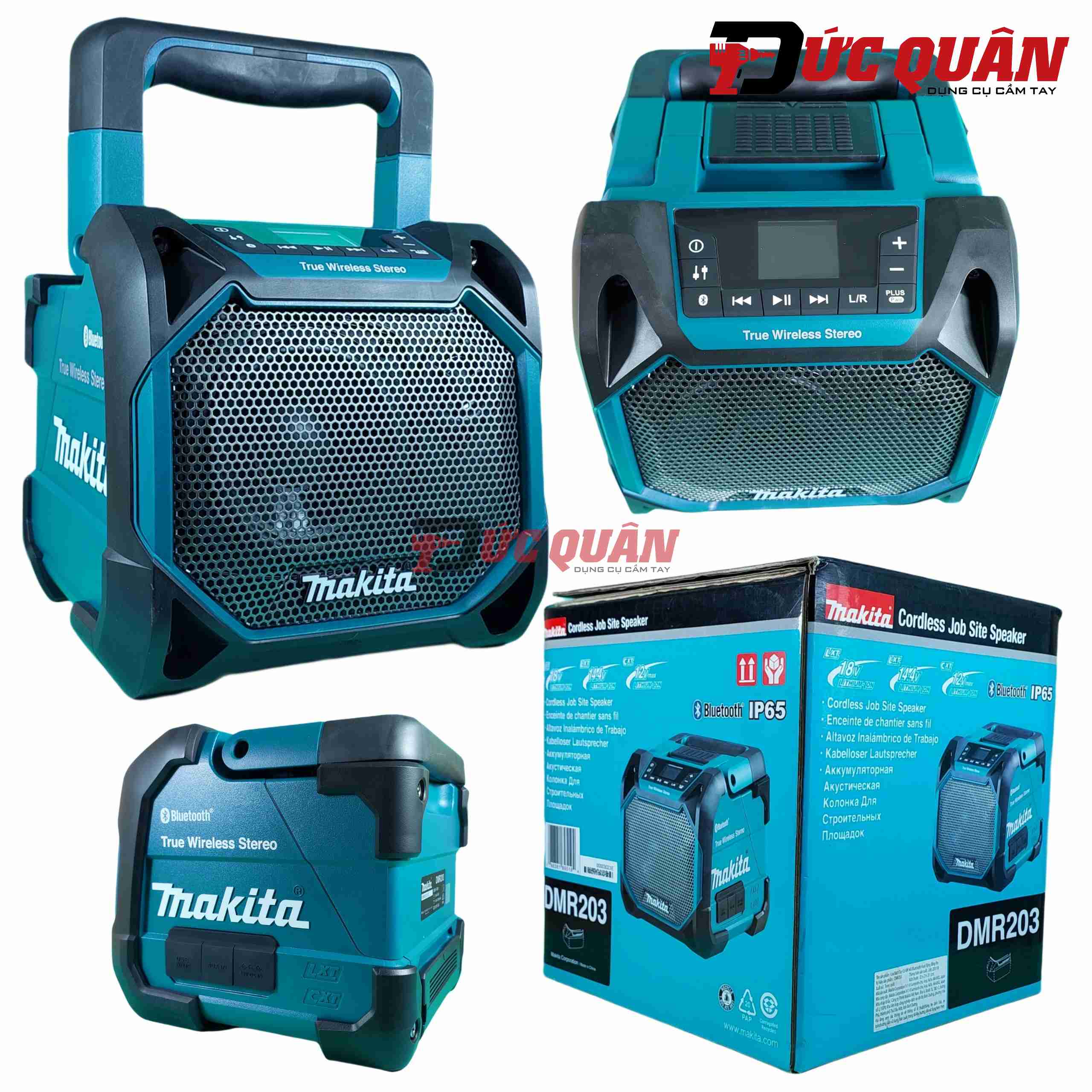[Giá hủy diệt] Loa công trường dùng pin 18/14.4/12Vmax/AC Makita DMR203