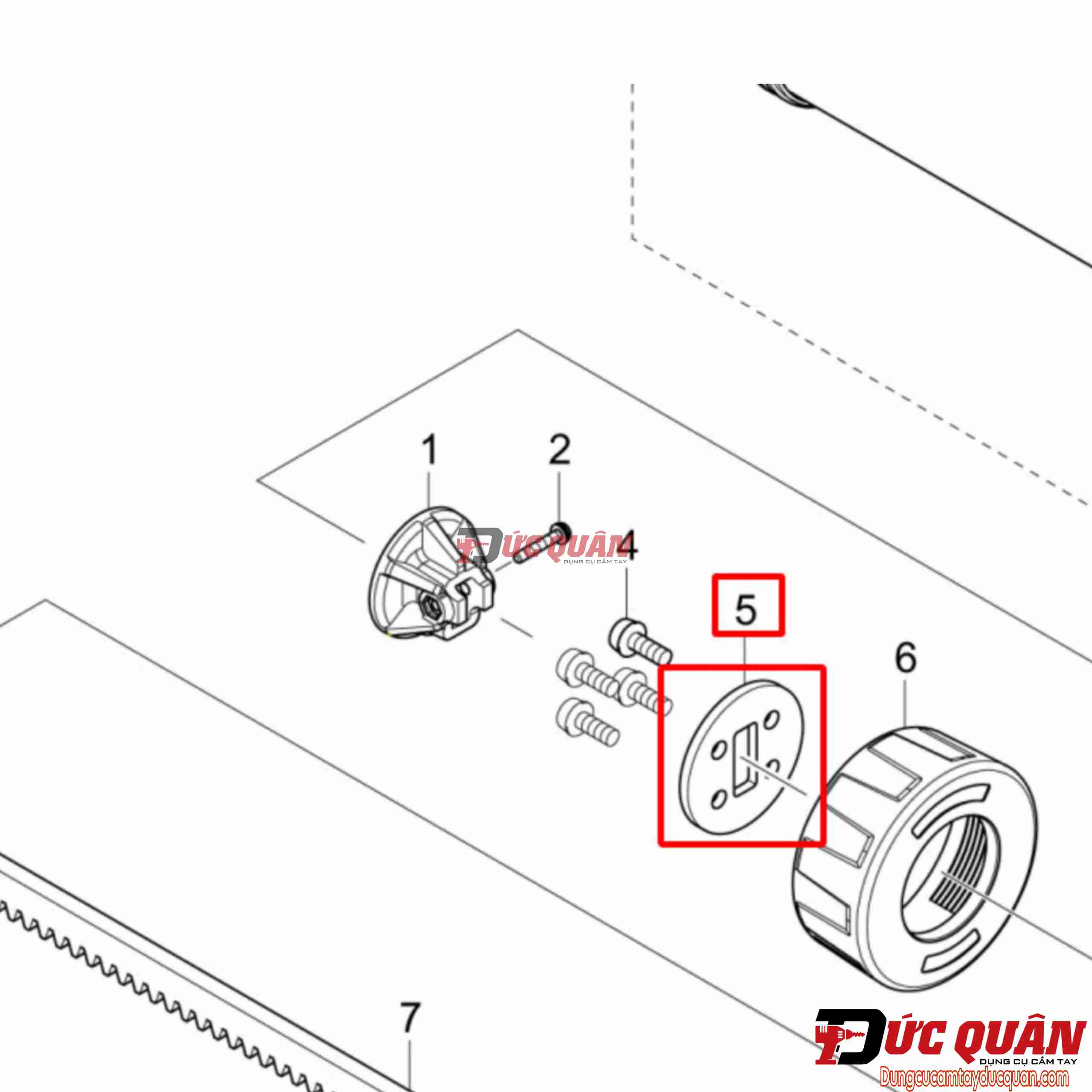 Tắm đêm nấp đựng Silicon Makita CG100DZB 346649-5