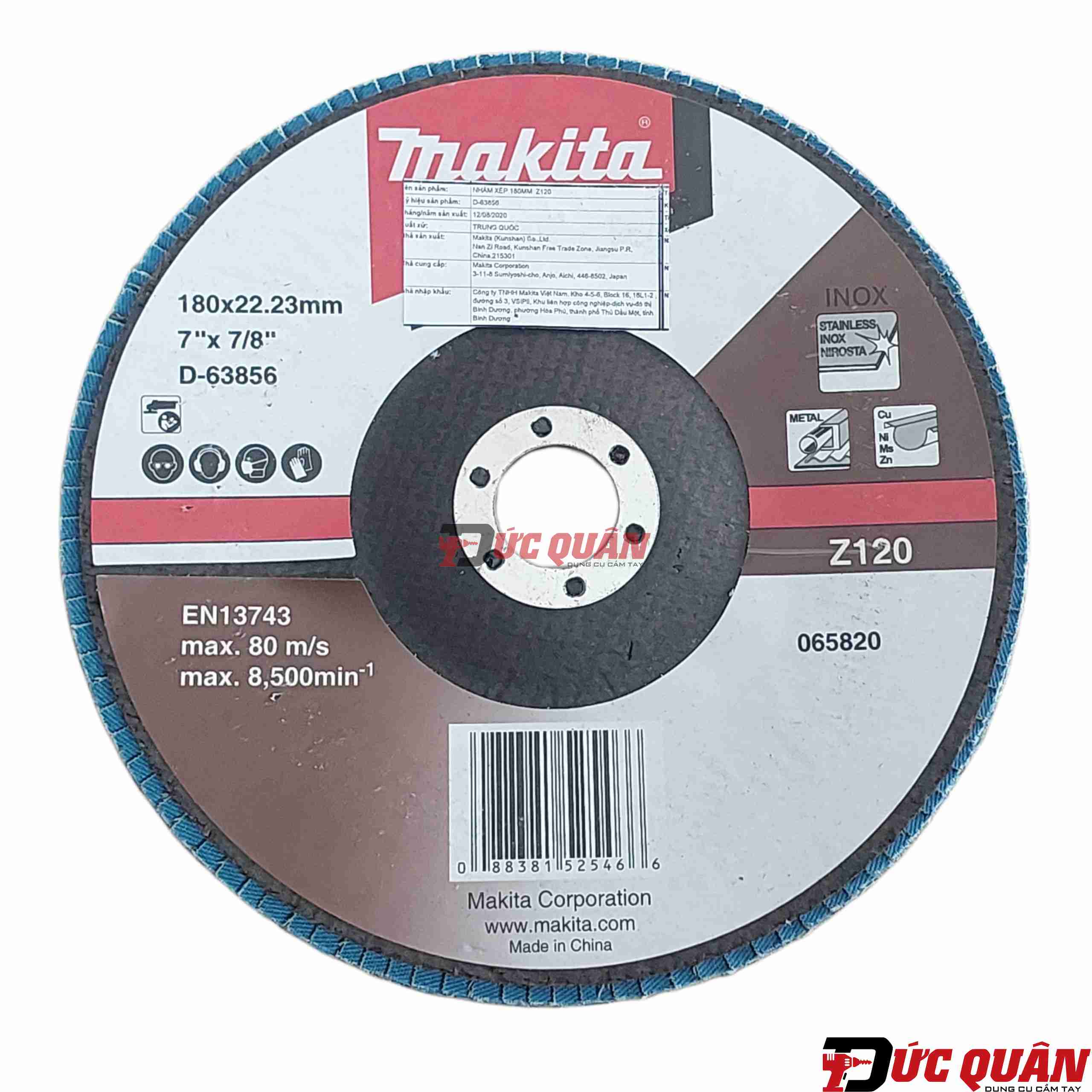 Đĩa nhám xếp ( 180mm ) Makita