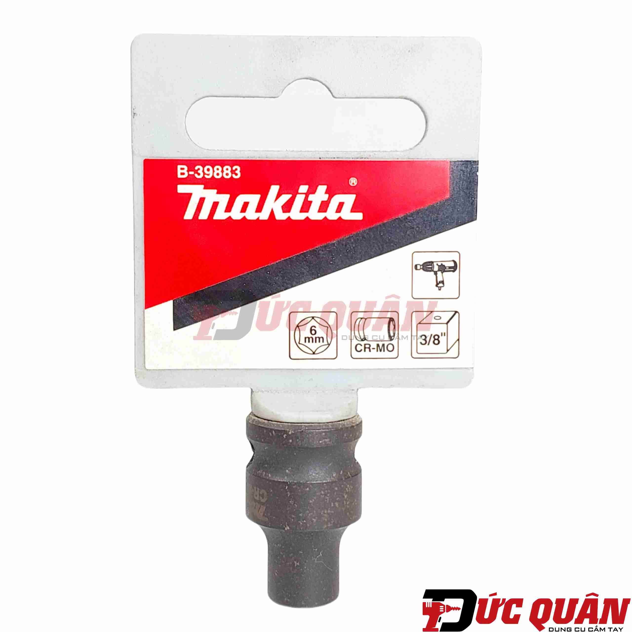 Đầu tuýp ngắn ( 3/8 dài 28mm ) Makita ( Full Size )