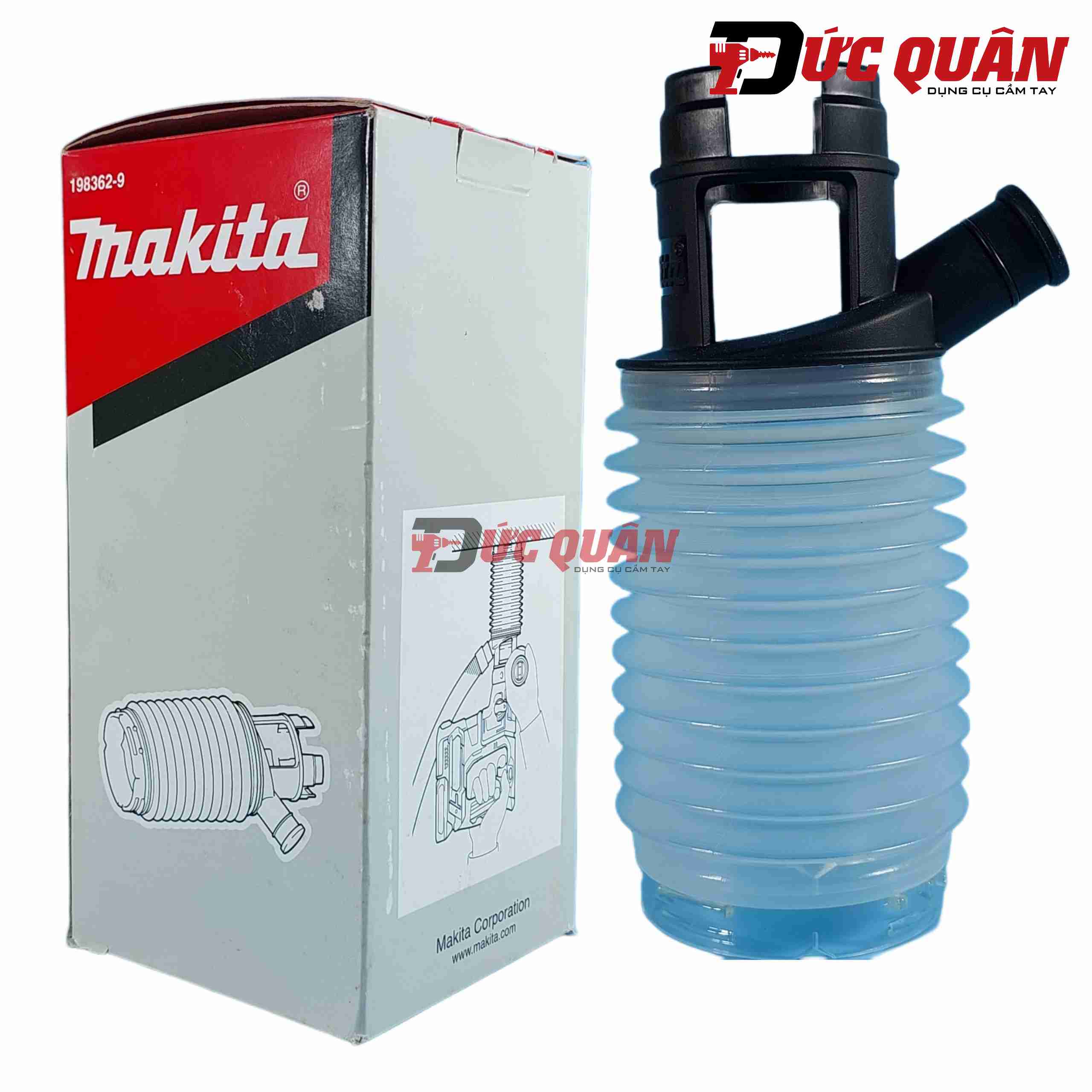 Bộ ly chứa bụi cho máy khoan bê tông HR166/DHR171 Makita 198362-9