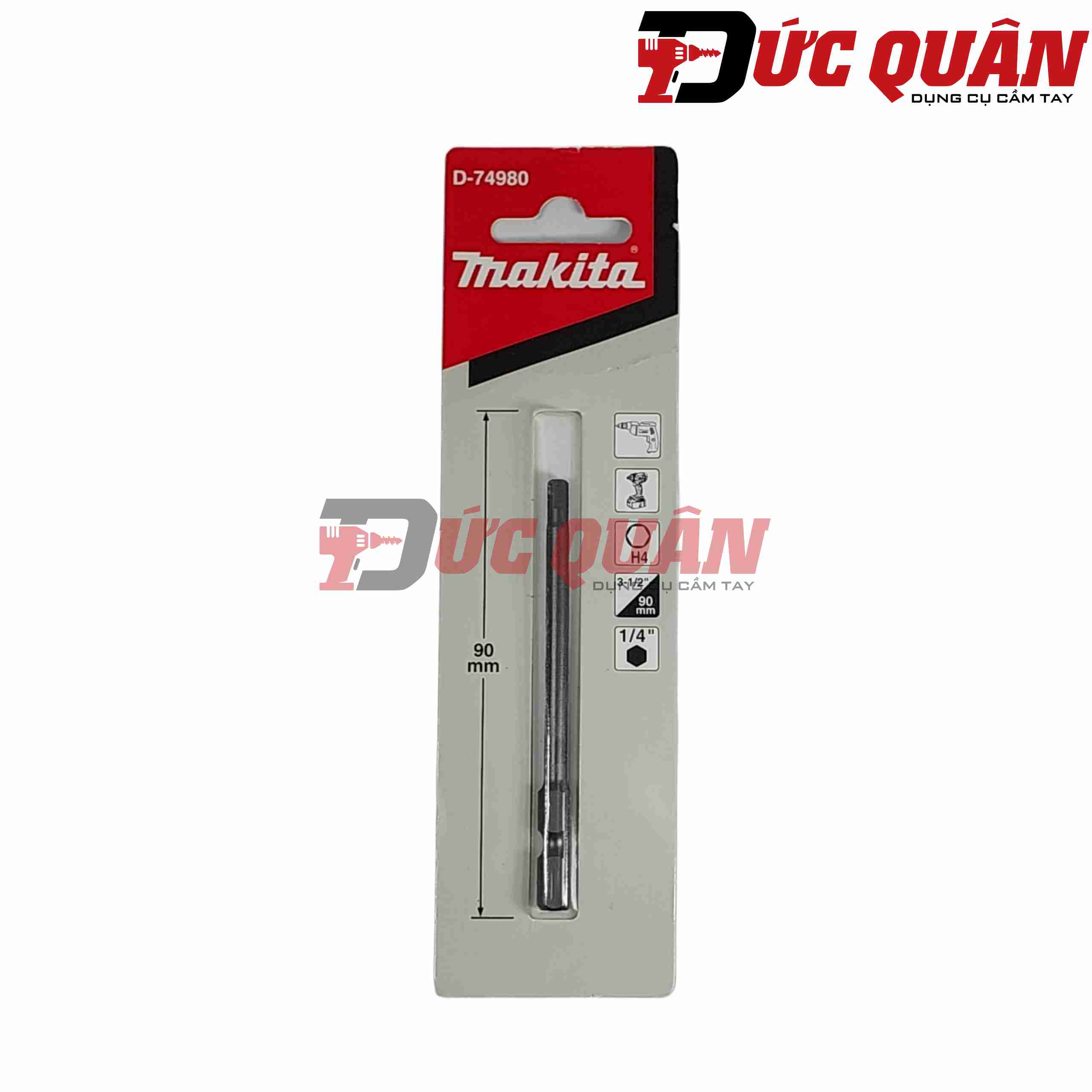 Đầu lục giác ( H4, H5, H6 dài 90mm ) Makita
