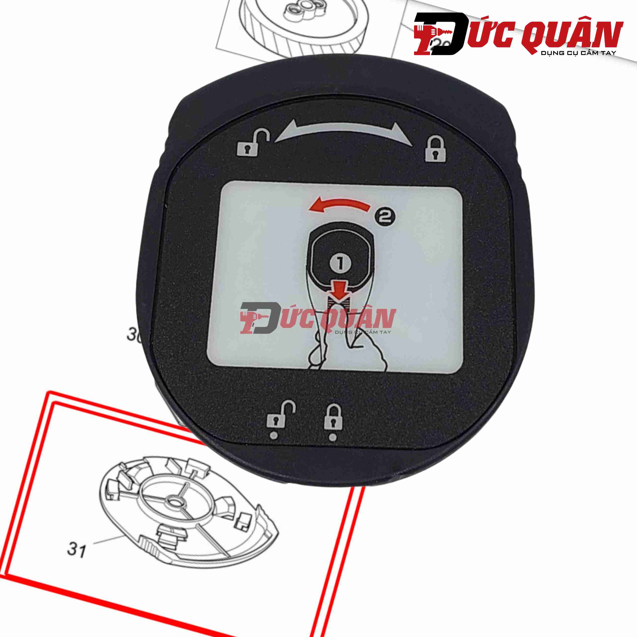 Nấp bảo vệ phía dưới máy tỉa hàng rào UH200/ DUM604 Makita 140451-6