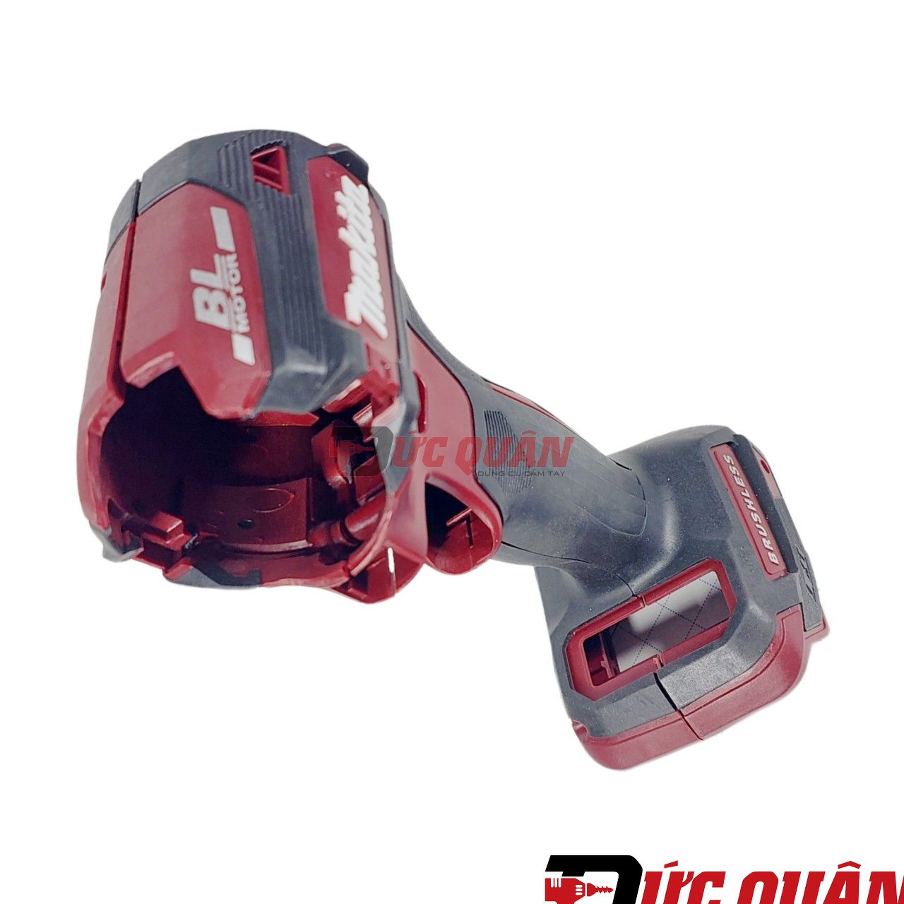 Vỏ 2 bên máy bắn vít Makita DTD171/ TD161 183N09-2 ( màu đỏ )